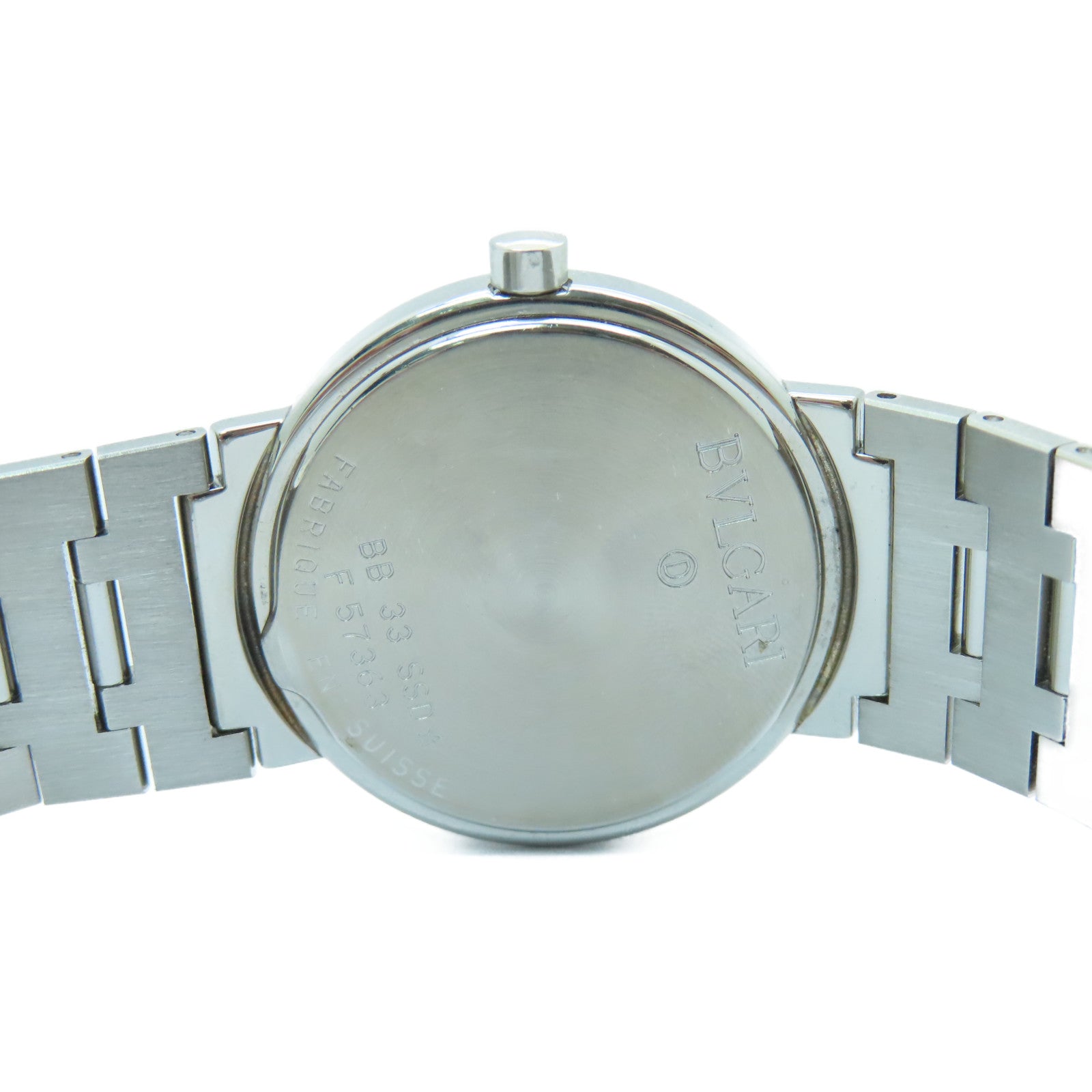 BVLGARI 不鏽鋼Bvlgari Bvlgari手錶石英機芯黑色/銀色
