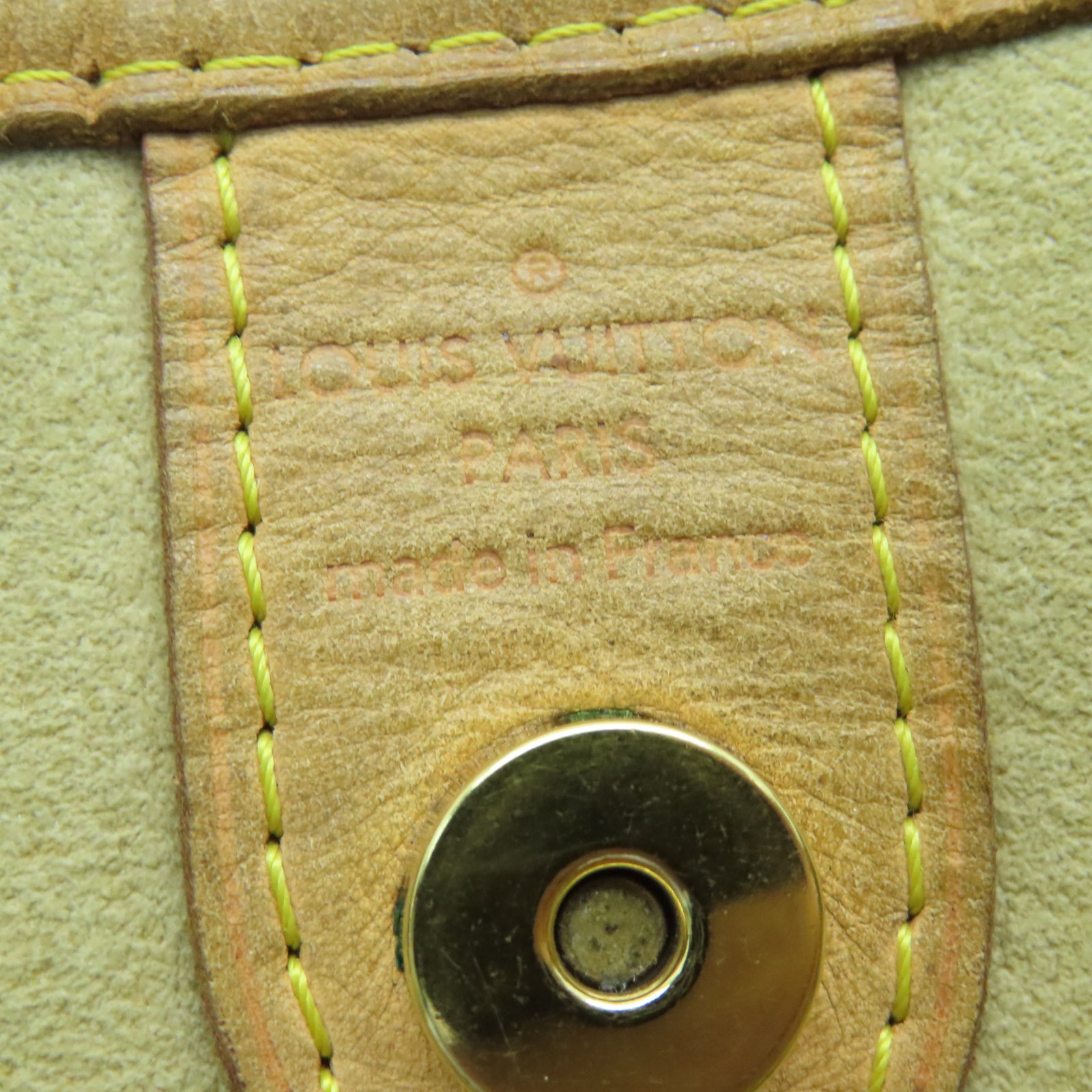 LOUIS VUITTON Monogram Galliera PM金扣肩背袋棕色