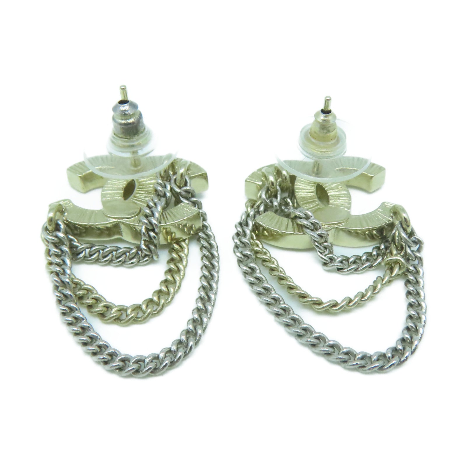 CHANEL 金屬Earrings耳環金色