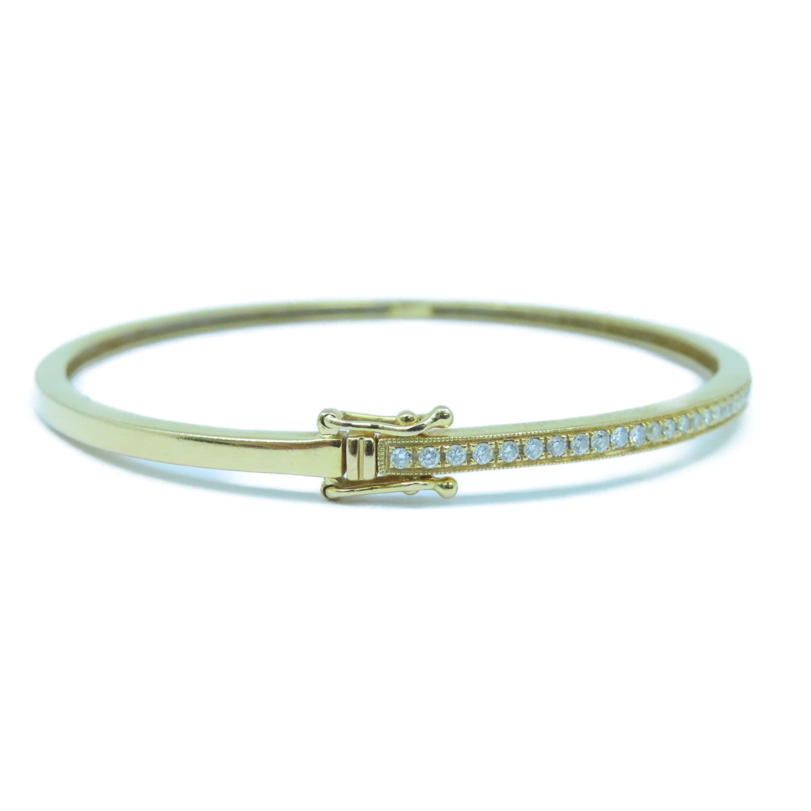 JEWELRY 【激減優惠】18K黃金Diamond Bangle 0.49ct鑽石手鐲