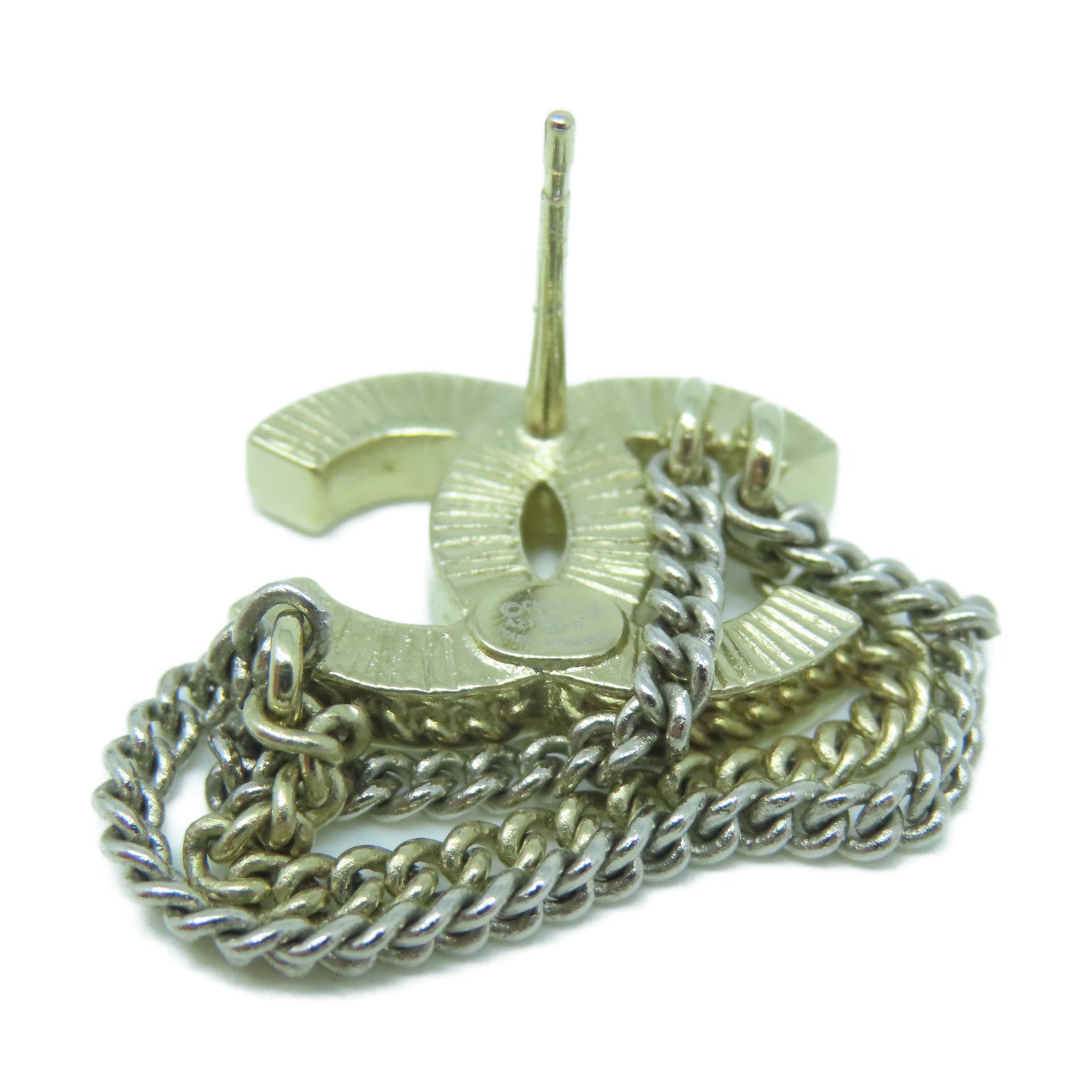 CHANEL 金屬Earrings耳環金色