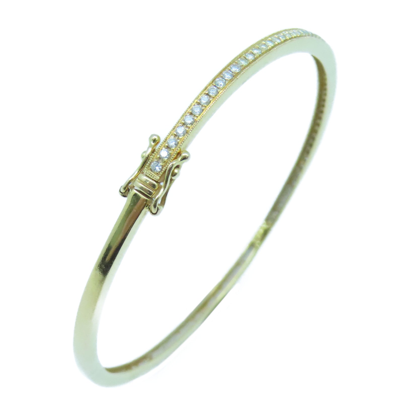 JEWELRY 【激減優惠】18K黃金Diamond Bangle 0.49ct鑽石手鐲