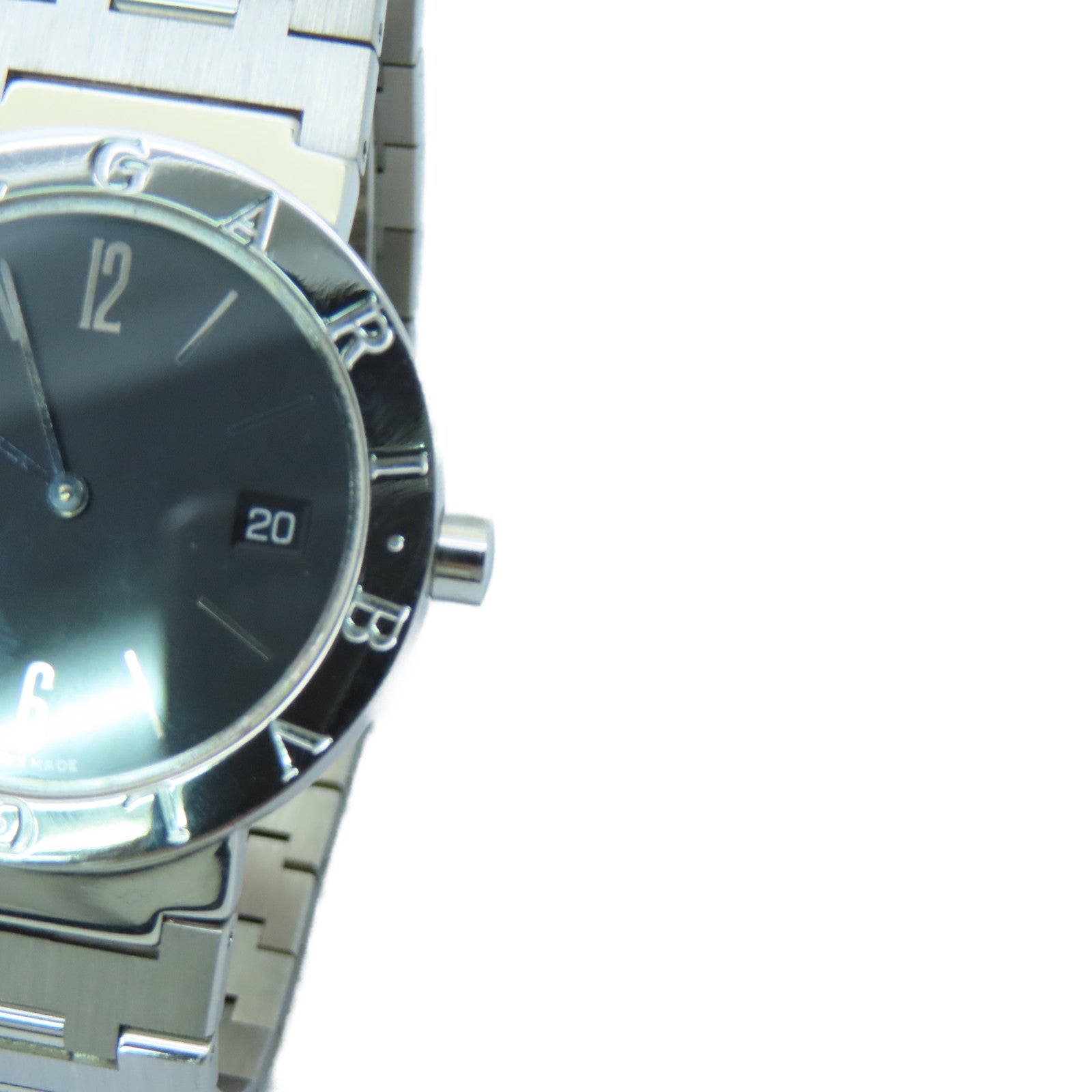 BVLGARI 不鏽鋼Bvlgari Bvlgari手錶石英機芯黑色/銀色