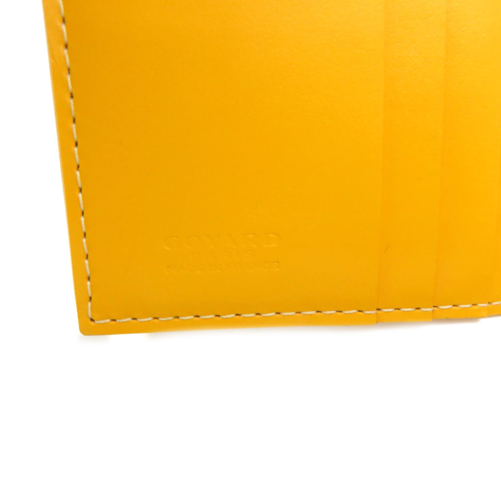 GOYARD PVC Card Case yellow