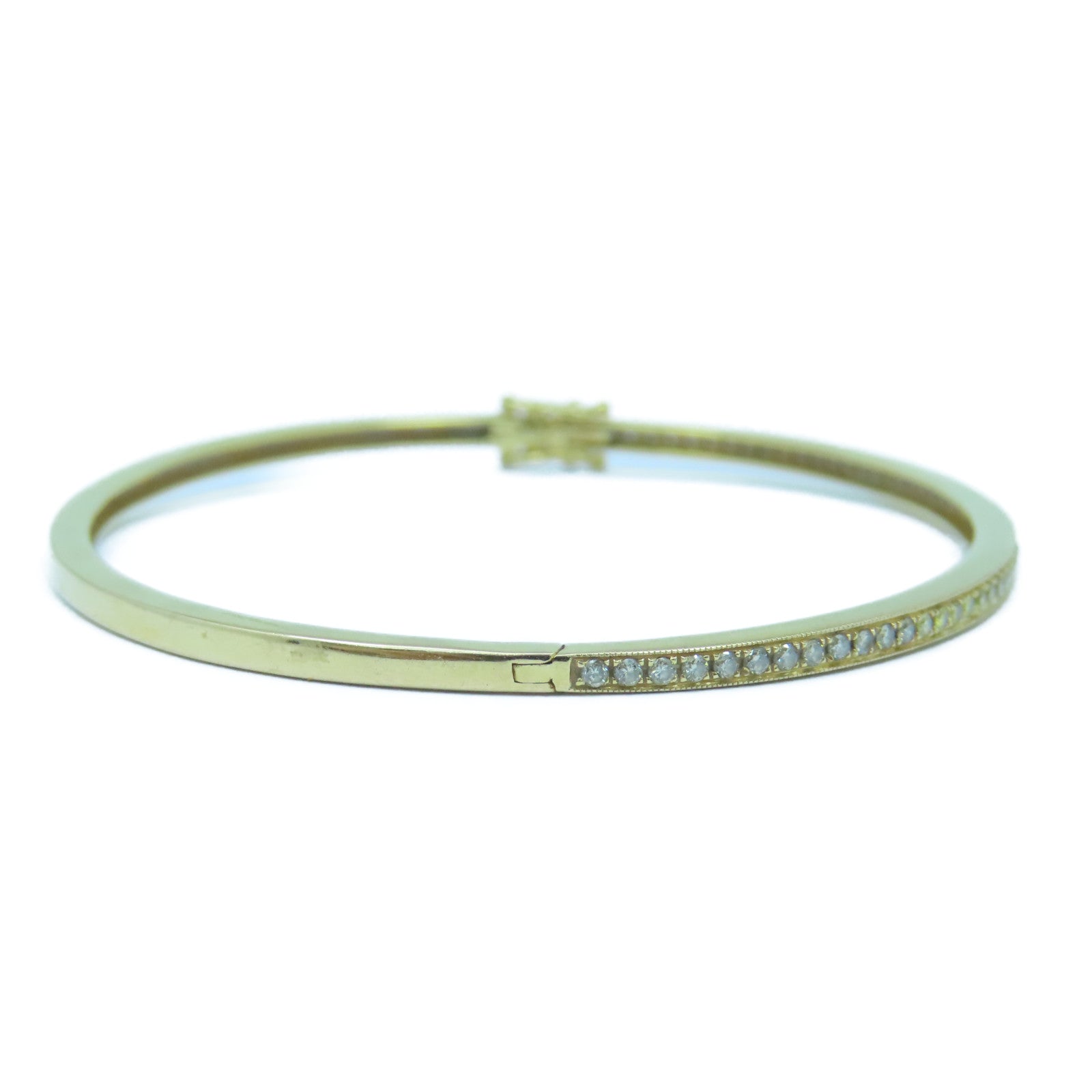 JEWELRY 【激減優惠】18K黃金Diamond Bangle 0.49ct鑽石手鐲
