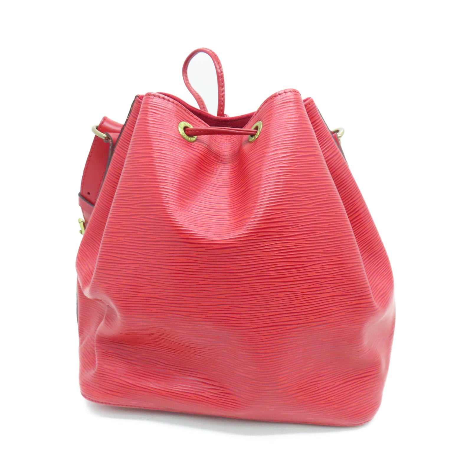 LOUIS VUITTON Epi Noe金扣肩背袋紅色