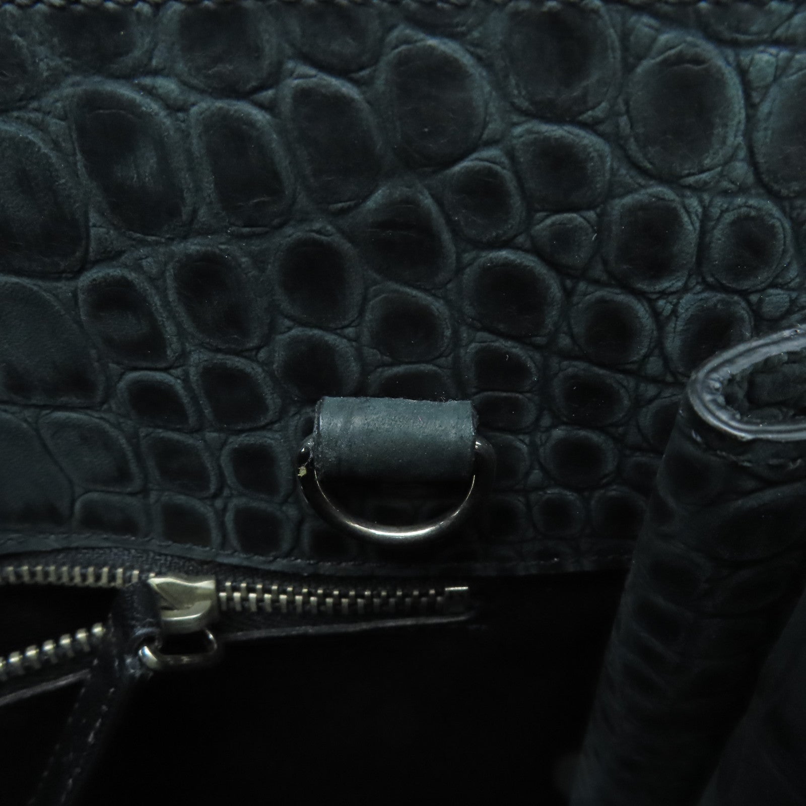 SAINT LAURENT 牛皮皮革2way Shoulder Bag銀扣手挽肩背兩用袋綠色