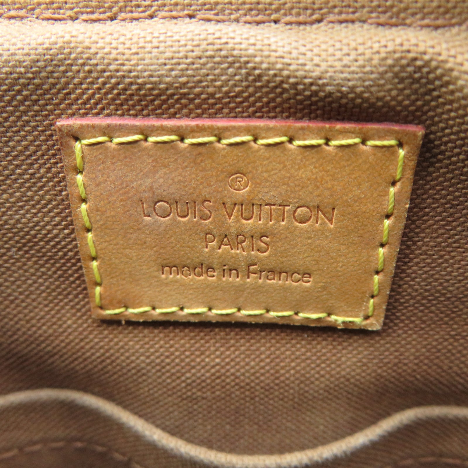LOUIS VUITTON Monogram Palermo PM 2Way Shoulder Bag Brown
