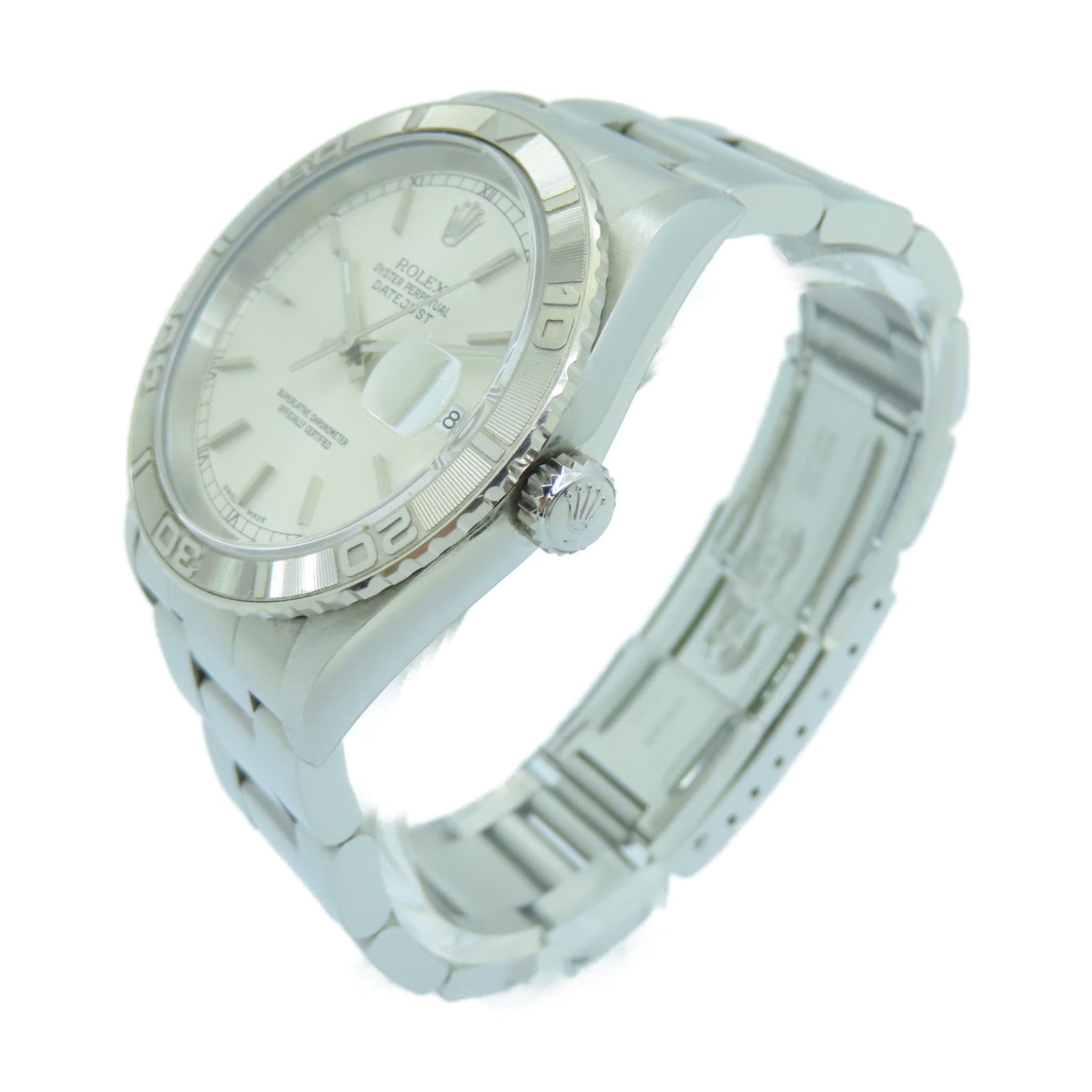 ROLEX Turn-O-graph 36MM不鏽鋼手錶自動機芯銀色