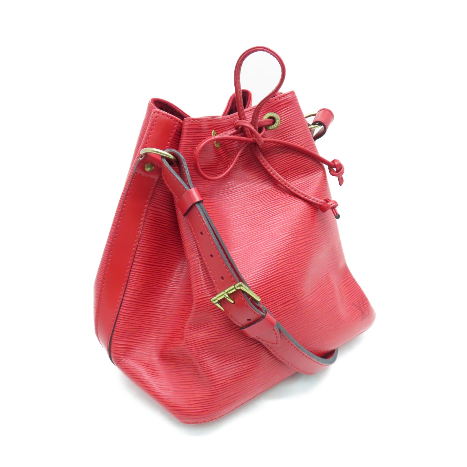 LOUIS VUITTON Epi Noe金扣肩背袋紅色