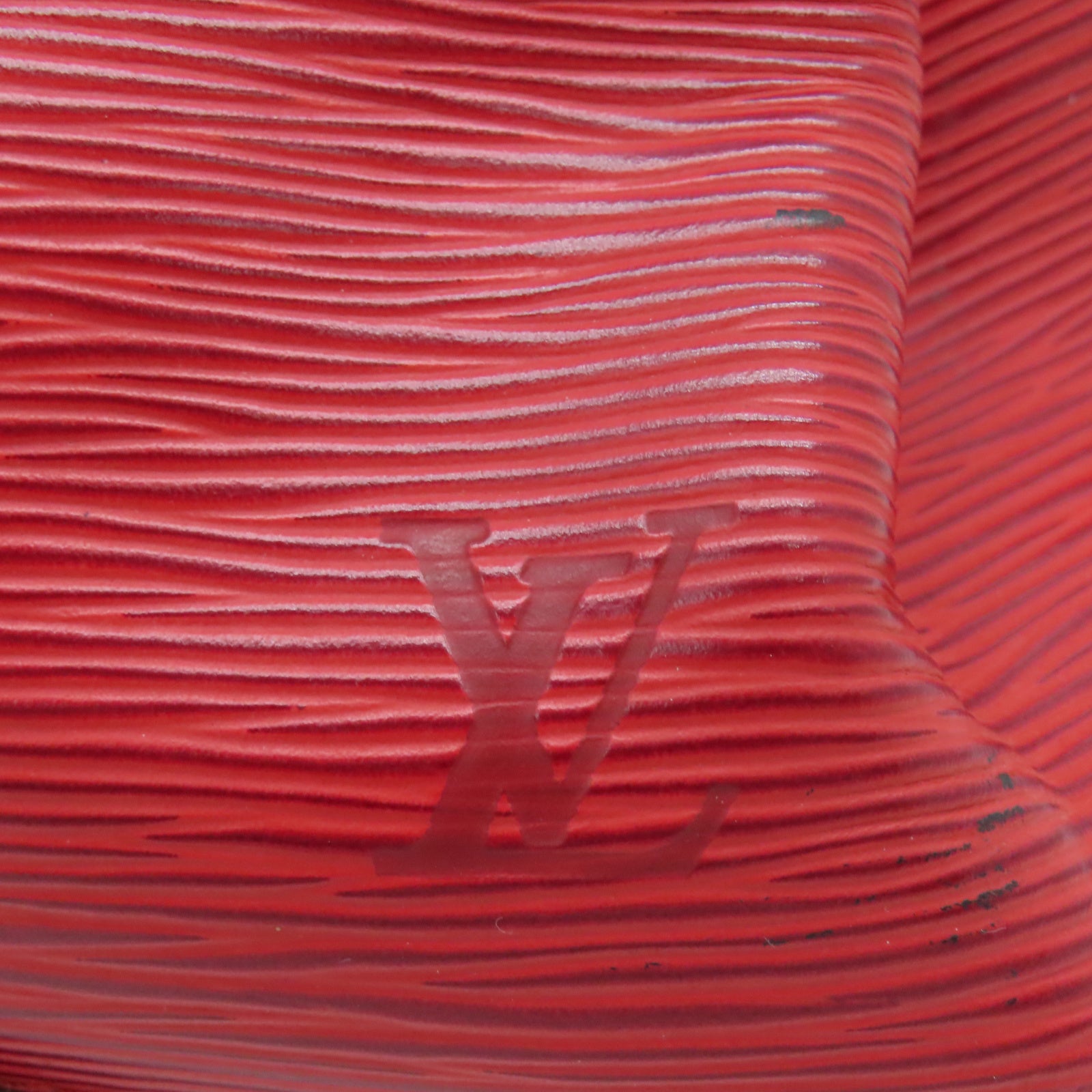 LOUIS VUITTON Epi Noe金扣肩背袋紅色
