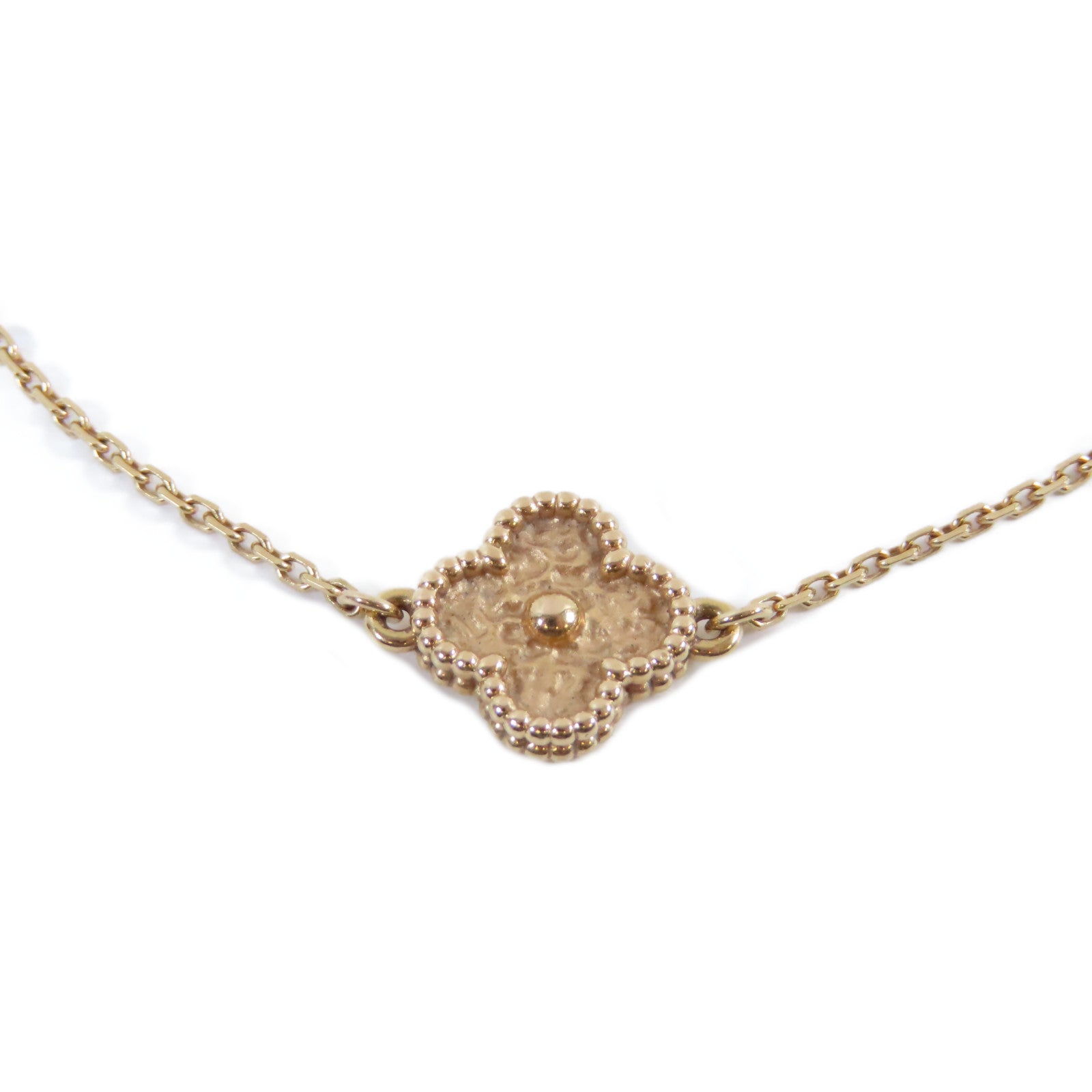 Van Cleef & Arpels 18K玫瑰金Sweet Alhambra Bracelet手鏈金色