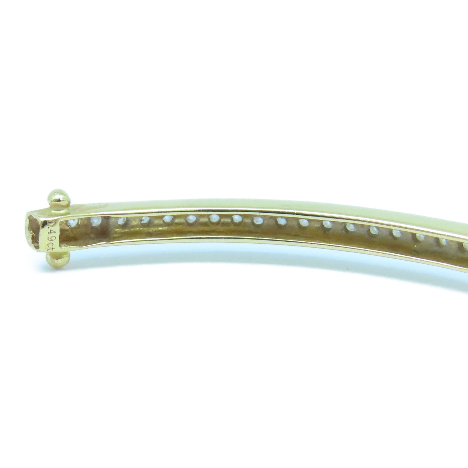 JEWELRY 【激減優惠】18K黃金Diamond Bangle 0.49ct鑽石手鐲