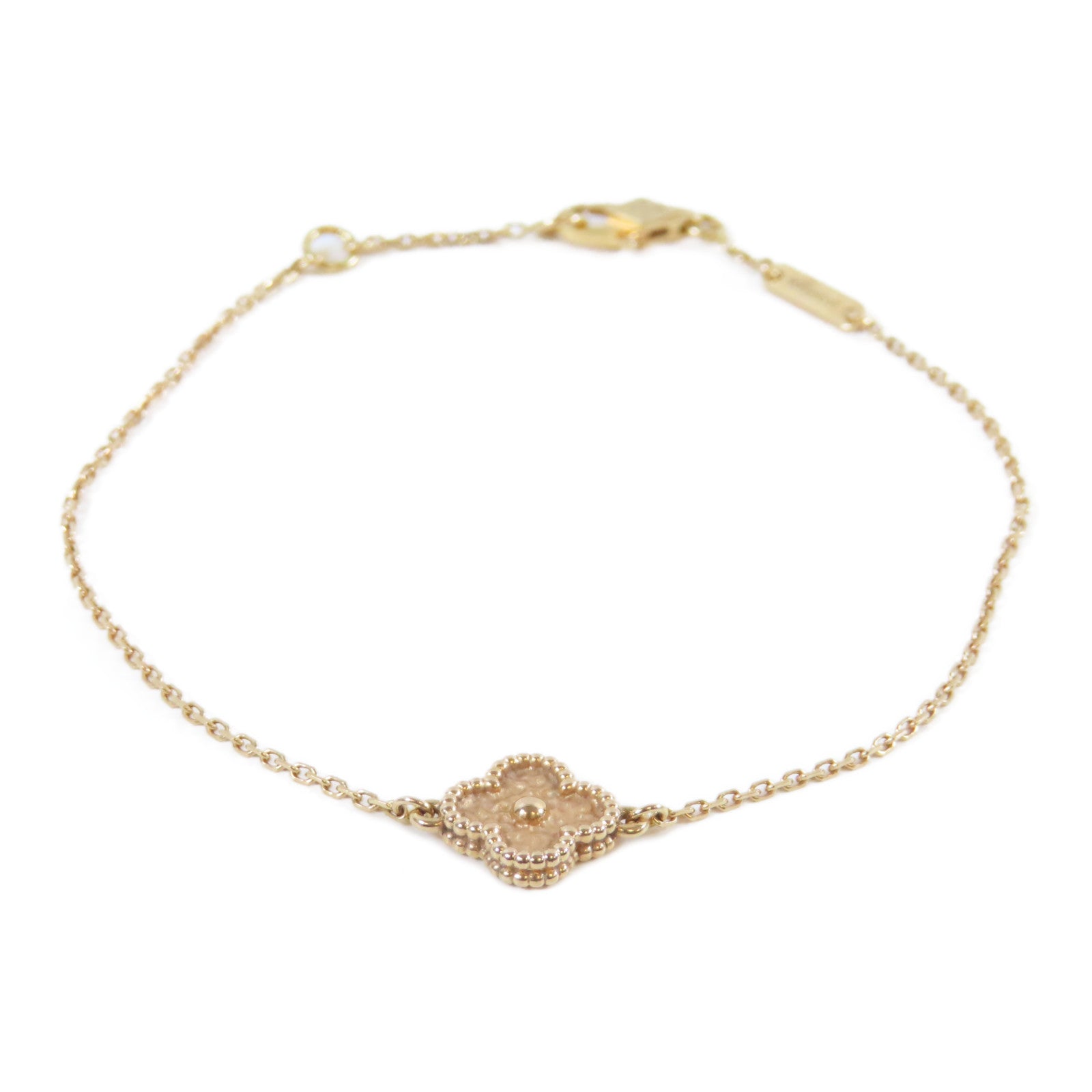 Van Cleef & Arpels 18K玫瑰金Sweet Alhambra Bracelet手鏈金色