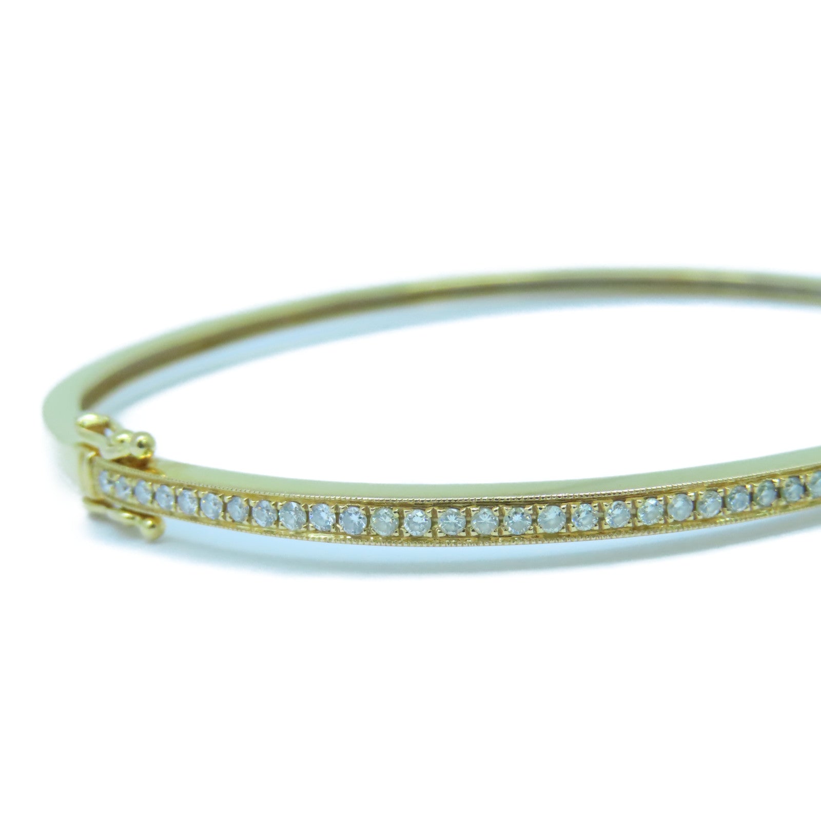 JEWELRY 【激減優惠】18K黃金Diamond Bangle 0.49ct鑽石手鐲