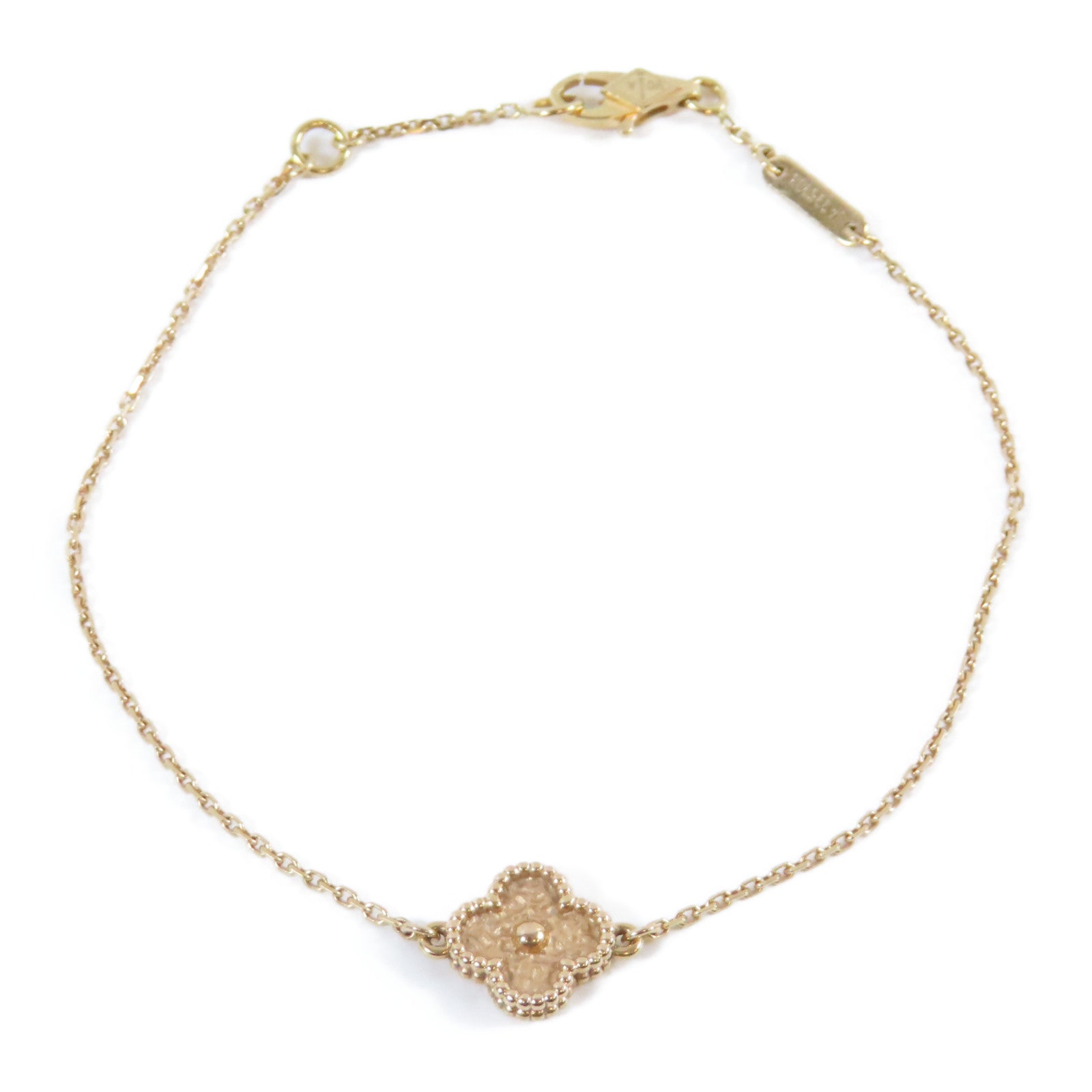 Van Cleef & Arpels 18K玫瑰金Sweet Alhambra Bracelet手鏈金色
