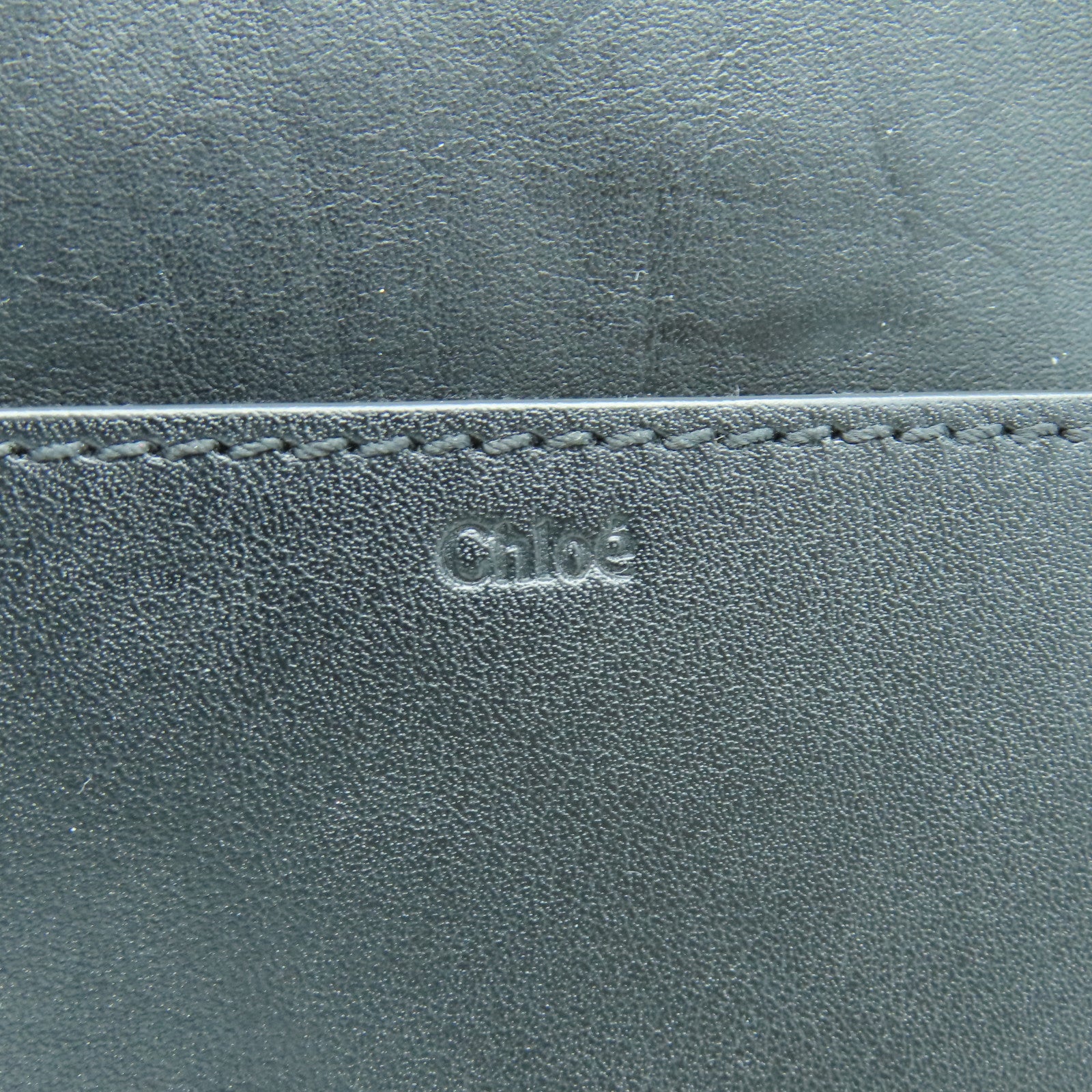 Chloe 牛皮皮革2 Way Shoulder金扣手挽肩背兩用袋黑色