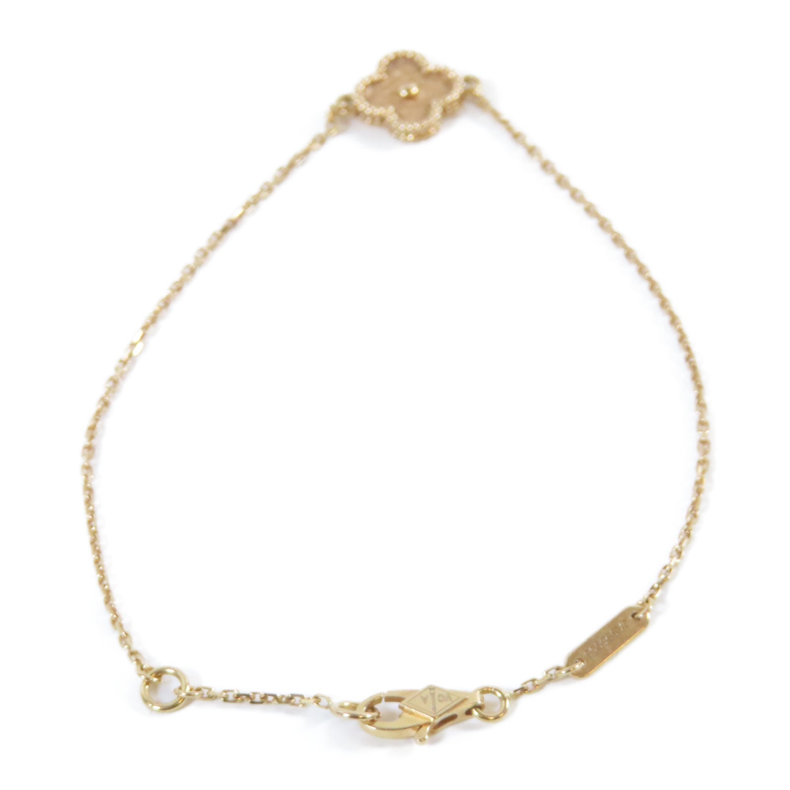 Van Cleef & Arpels 18K玫瑰金Sweet Alhambra Bracelet手鏈金色