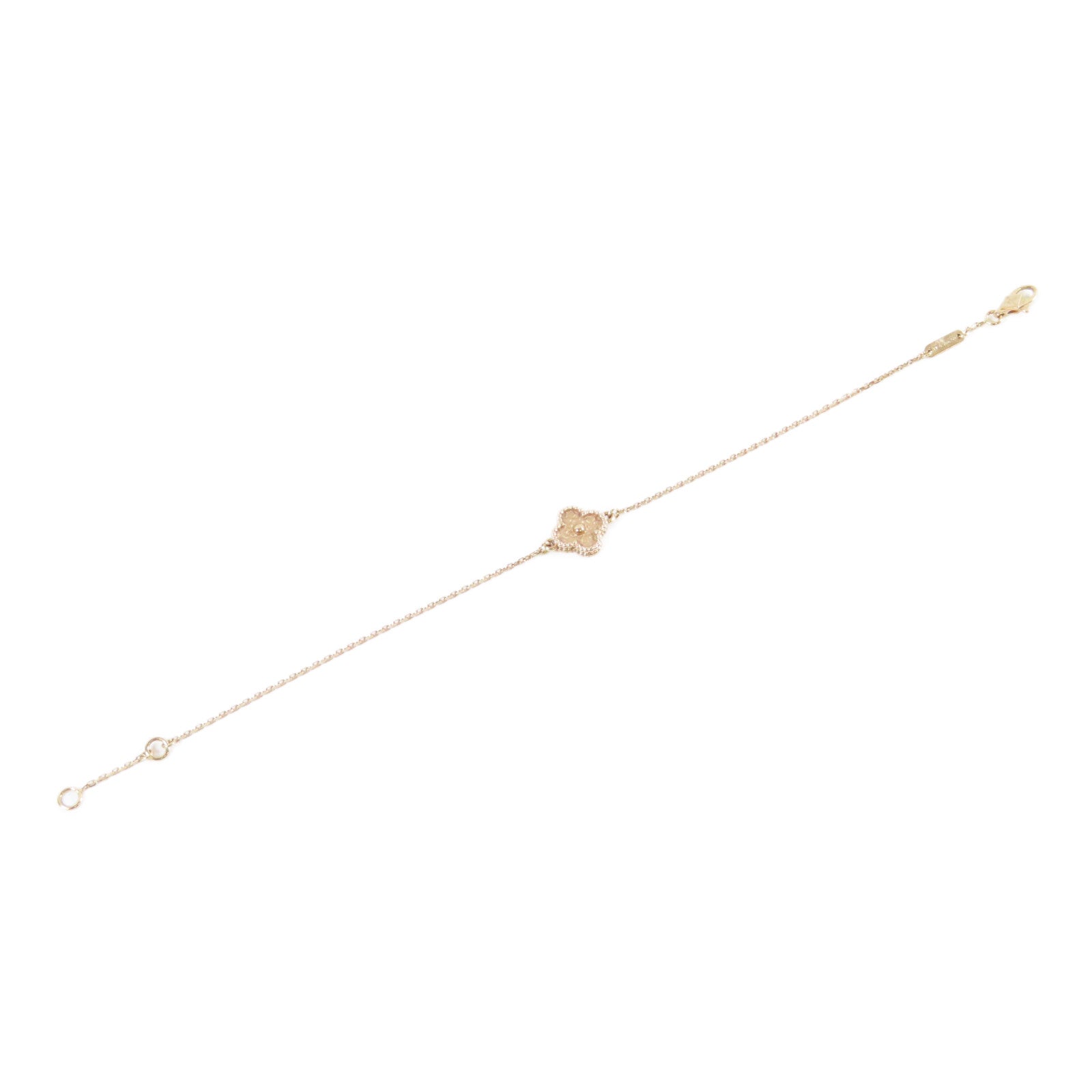 Van Cleef & Arpels 18K玫瑰金Sweet Alhambra Bracelet手鏈金色