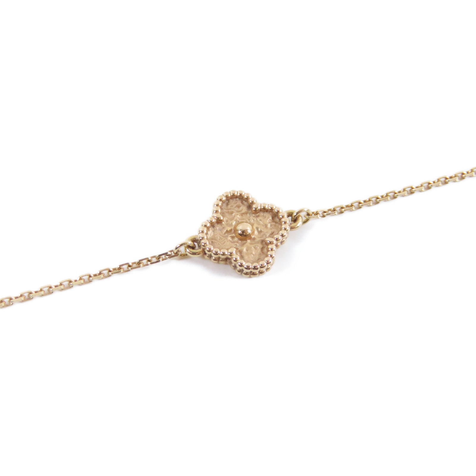 Van Cleef & Arpels 18K玫瑰金Sweet Alhambra Bracelet手鏈金色