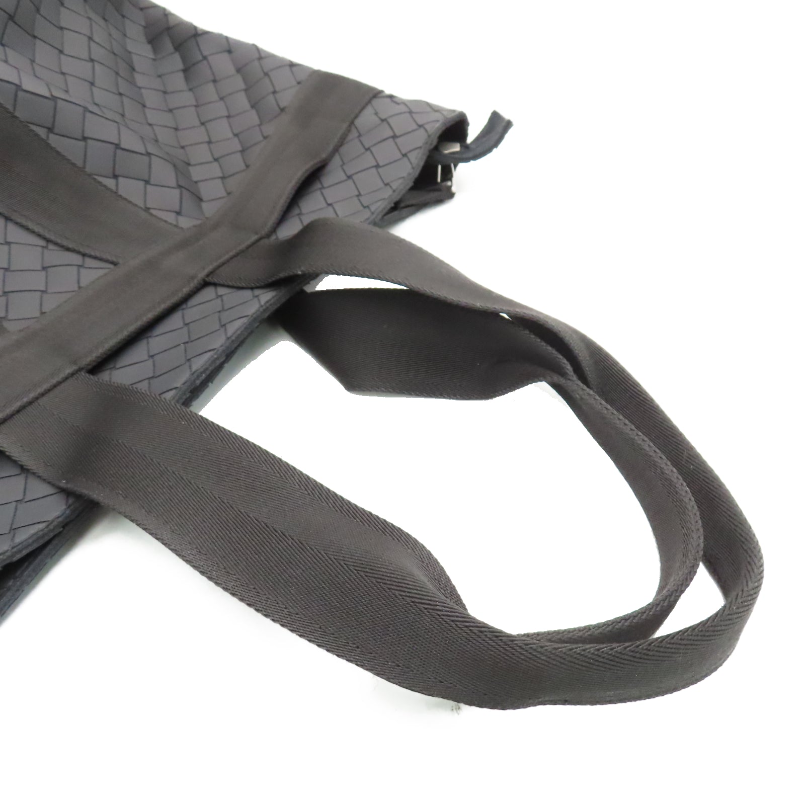 BOTTEGA VENETA PVC Tote Bag银扣手挽袋黑色