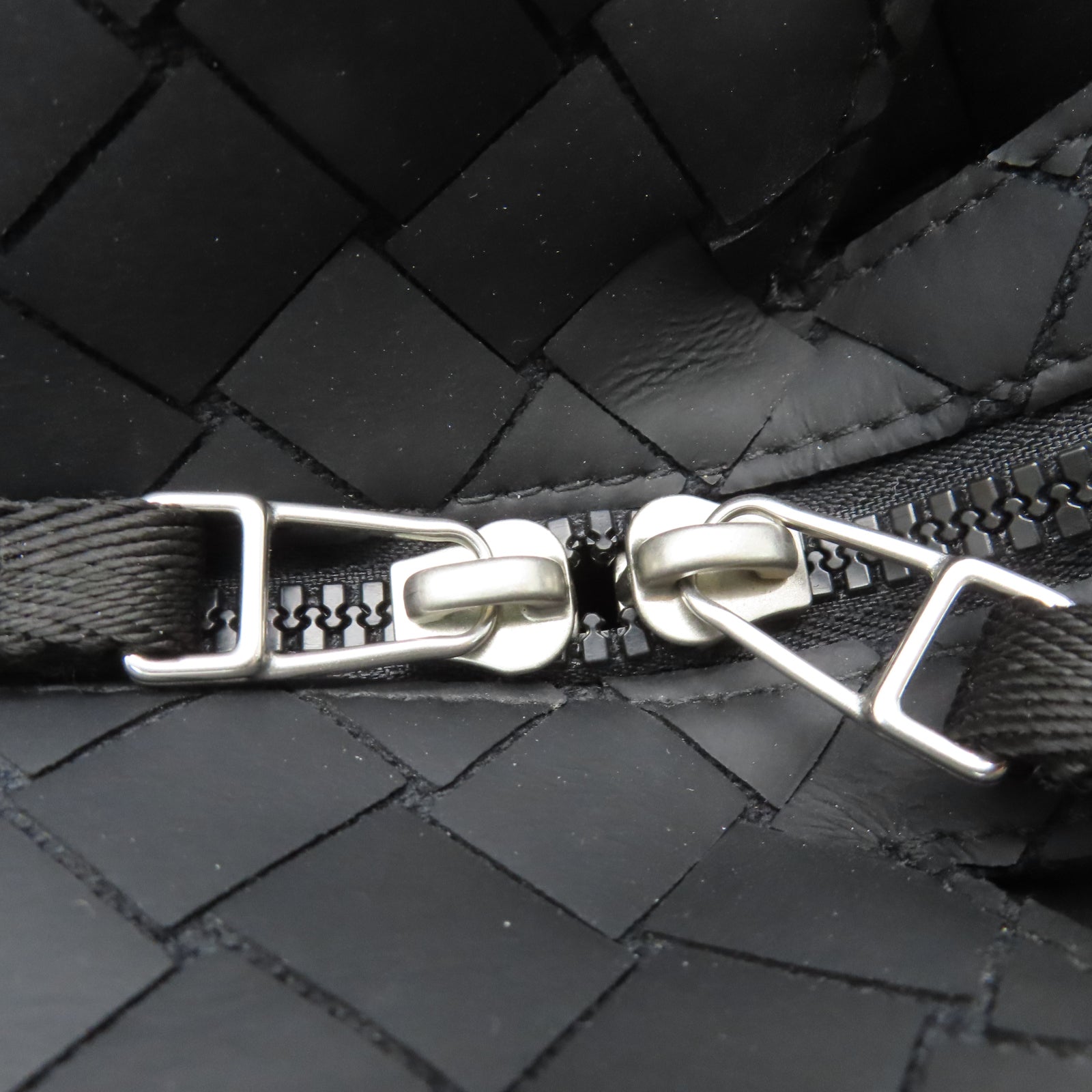 BOTTEGA VENETA PVC Tote Bag银扣手挽袋黑色