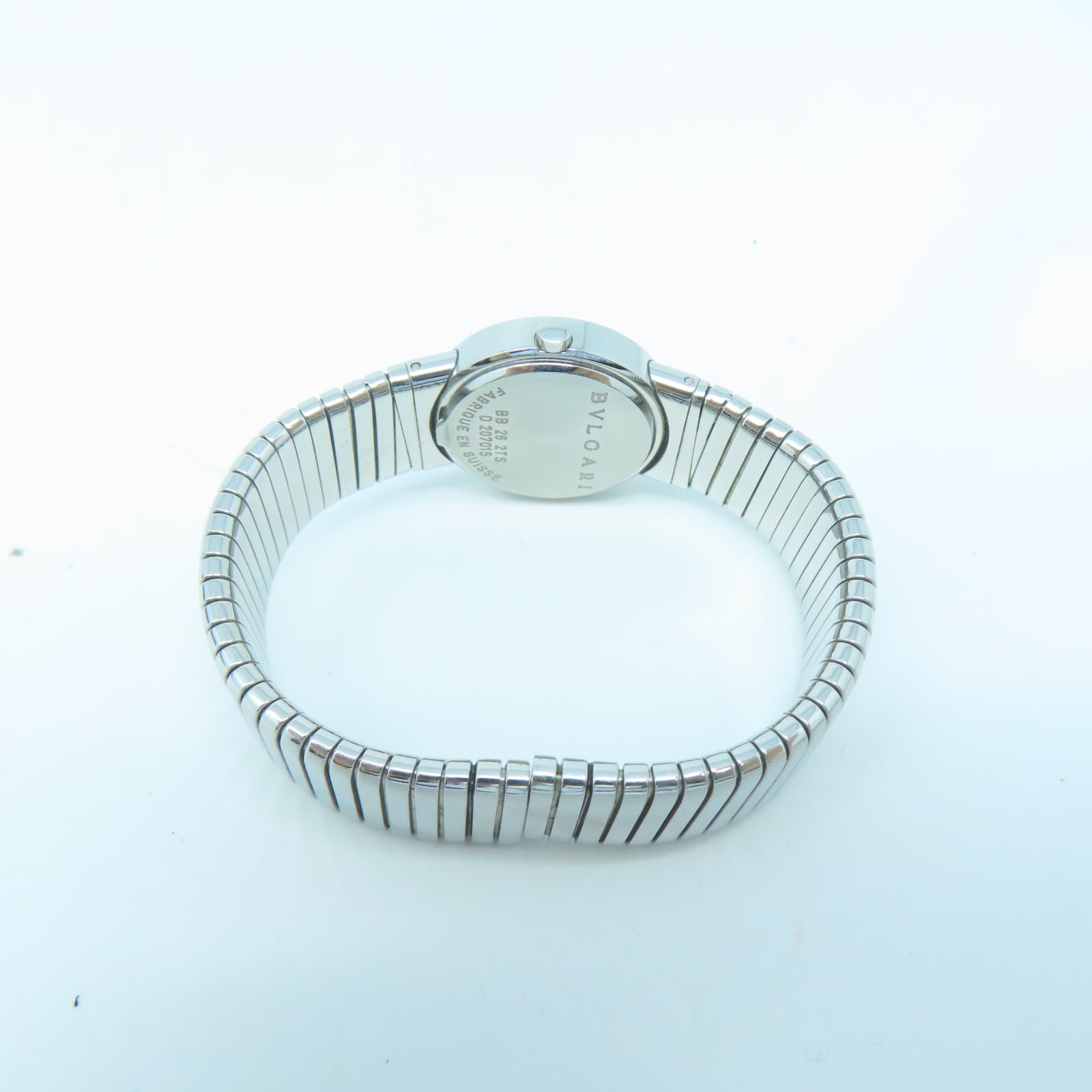 BVLGARI 【激減優惠】Tubogas不鏽鋼手錶自動機芯黑色