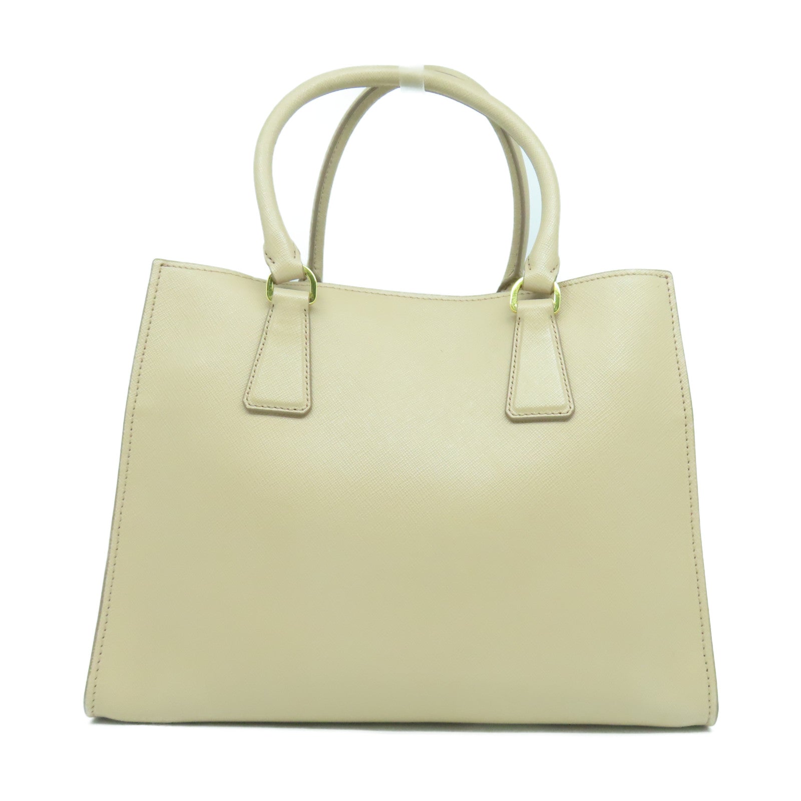 PRADA Saffiano皮革2 Way Shoulder金扣手挽肩背兩用袋粉紅色