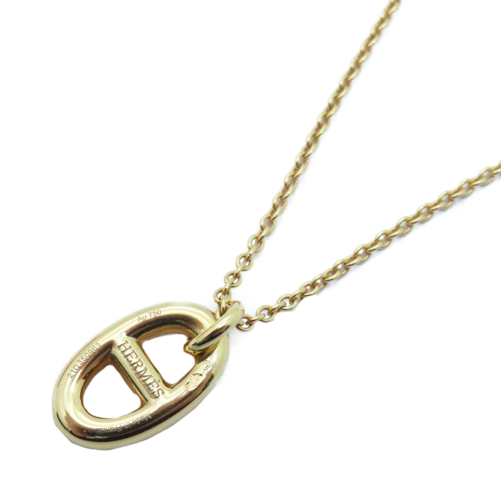 HERMES 18K玫瑰金Farandole Pendant Small Model項鍊