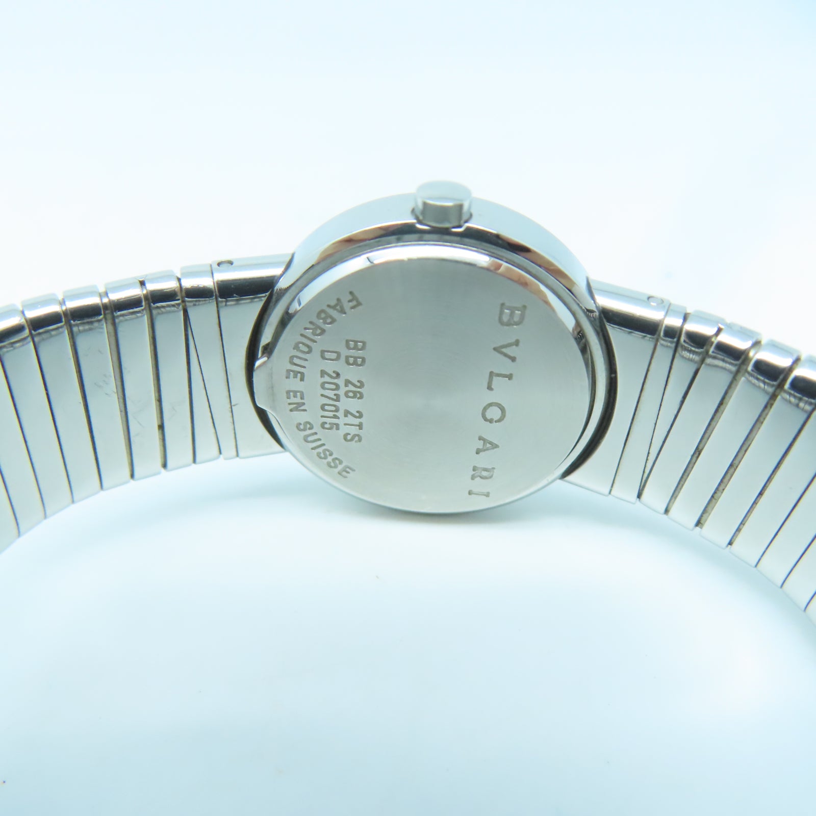 BVLGARI 【激減優惠】Tubogas不鏽鋼手錶自動機芯黑色