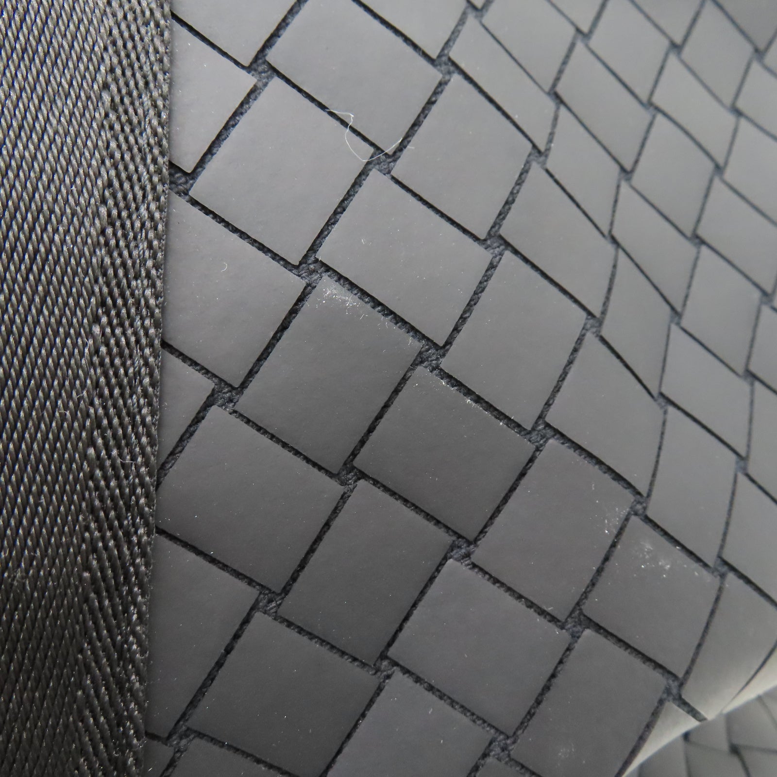 BOTTEGA VENETA PVC Tote Bag银扣手挽袋黑色