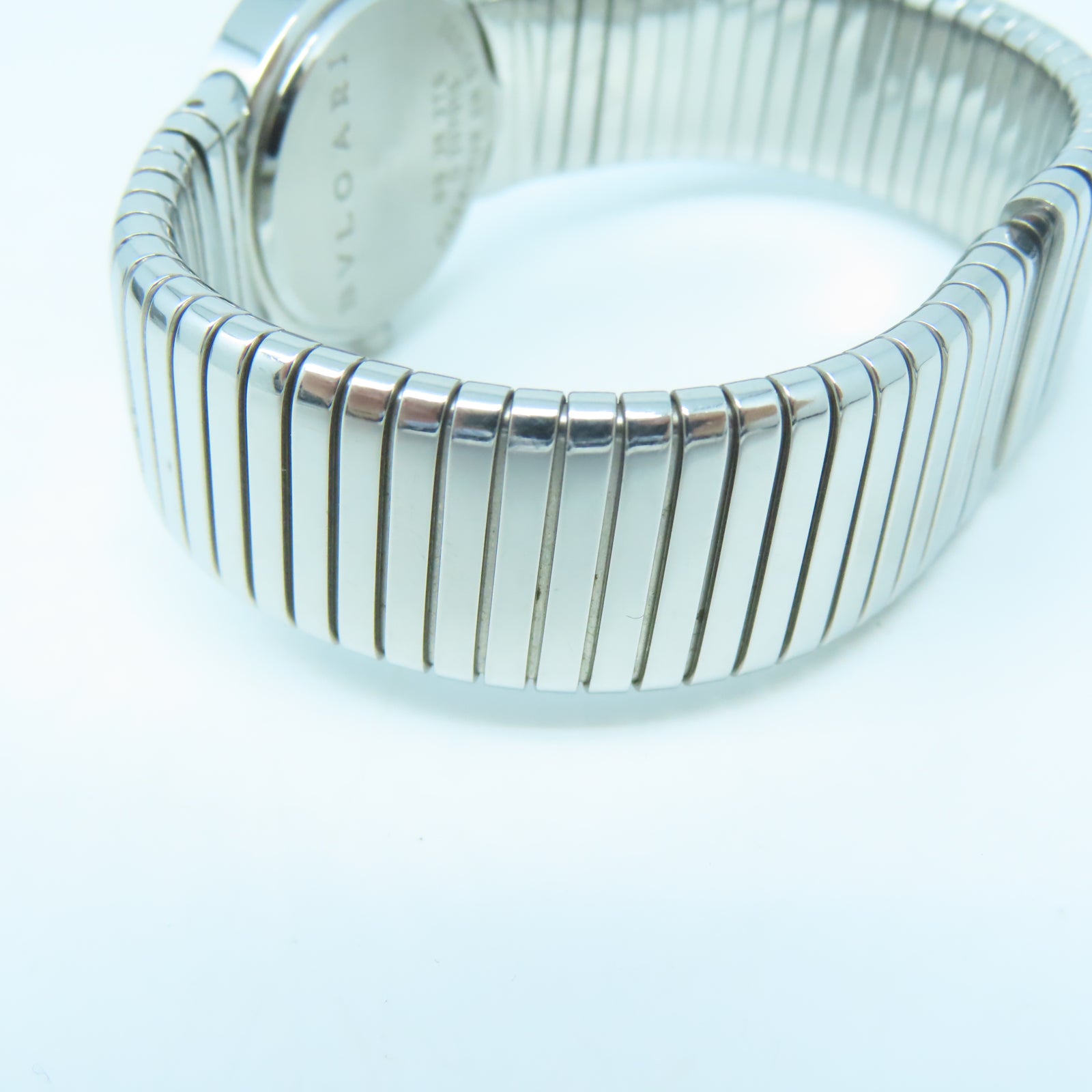 BVLGARI 【激減優惠】Tubogas不鏽鋼手錶自動機芯黑色