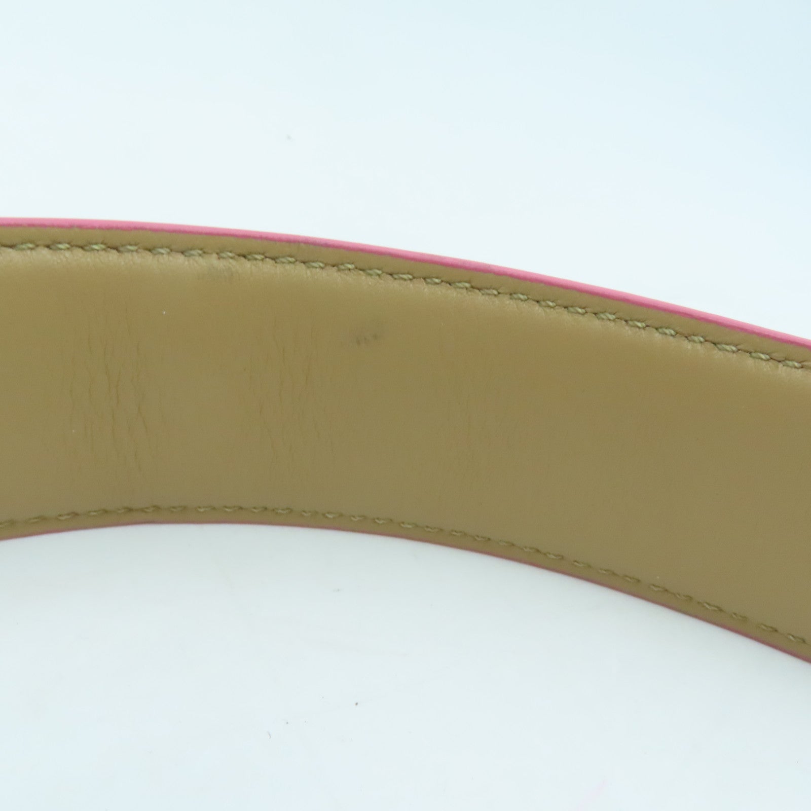 FENDI 牛皮皮革Shoulder Strap肩背帶白色彩色