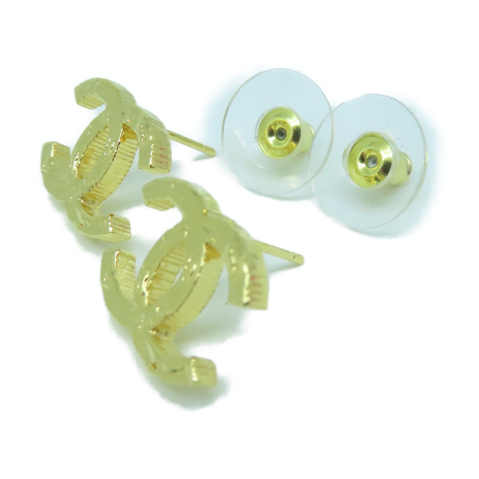 CHANEL 金屬Earrings耳環金色