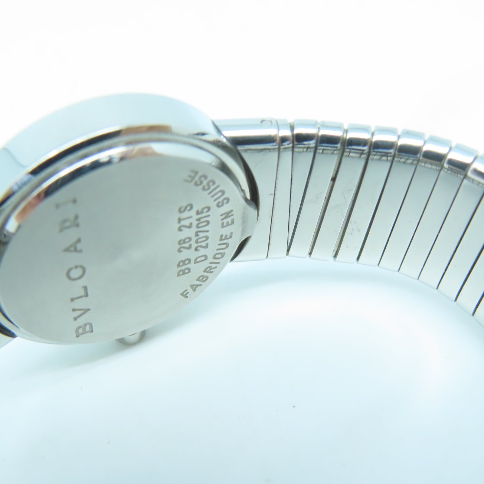BVLGARI 【激減優惠】Tubogas不鏽鋼手錶自動機芯黑色