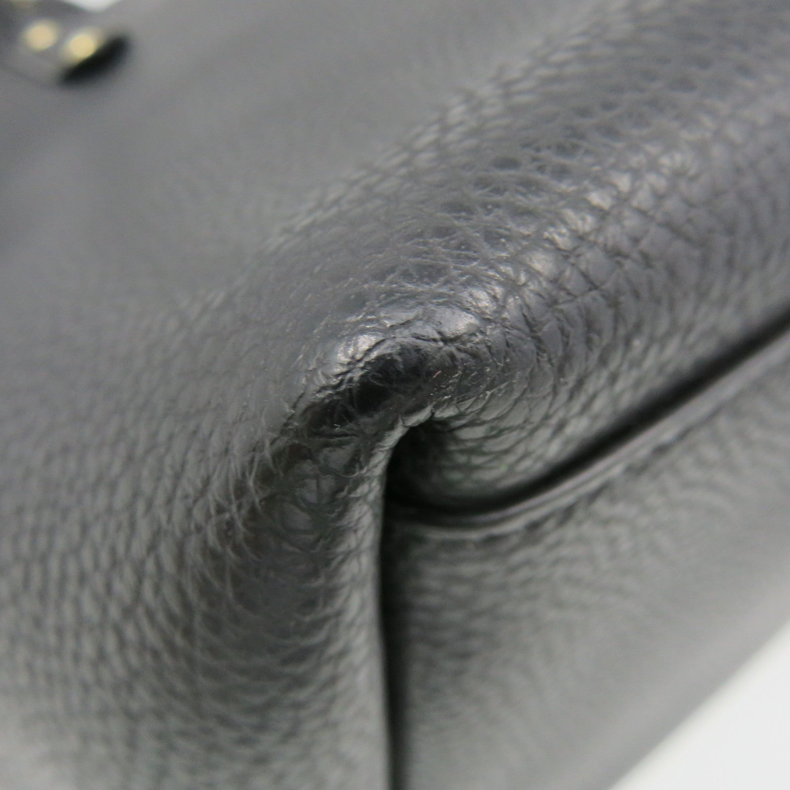 COACH Leather Shoulder Bag Black/Red