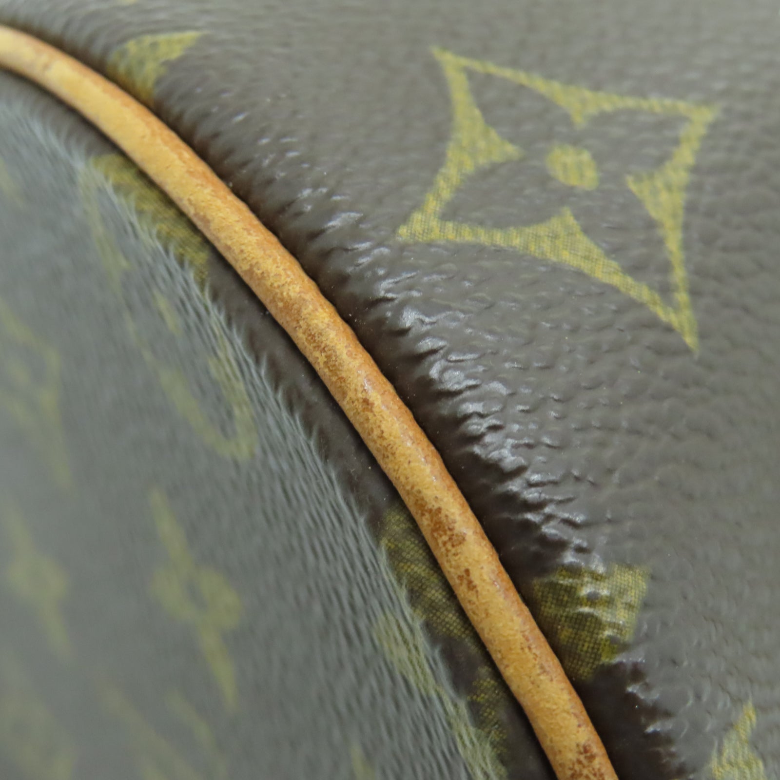LOUIS VUITTON Monogram Papillon PM金扣肩背袋棕色