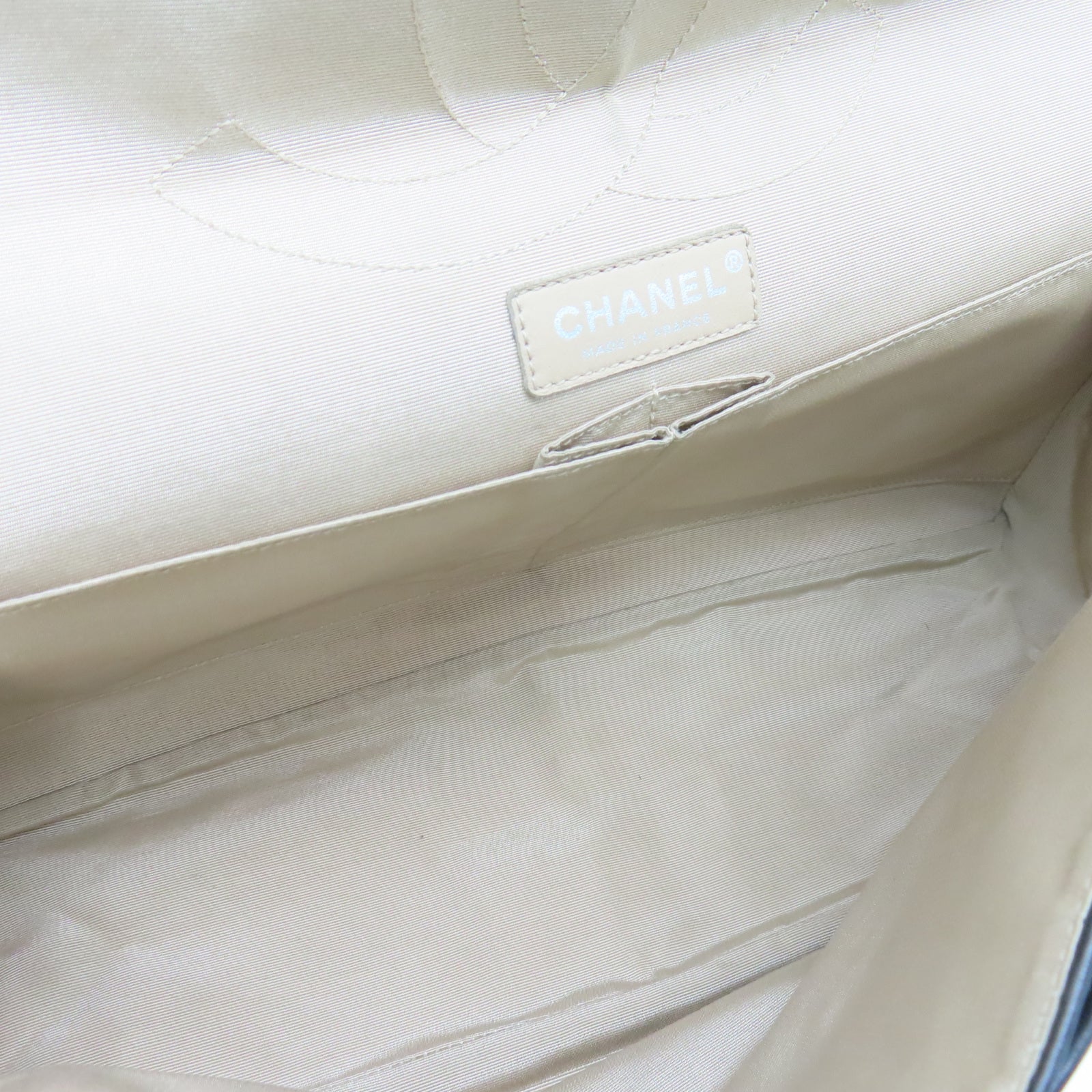 CHANEL 牛皮皮革Shoulder Bag银扣链带肩背袋黑色