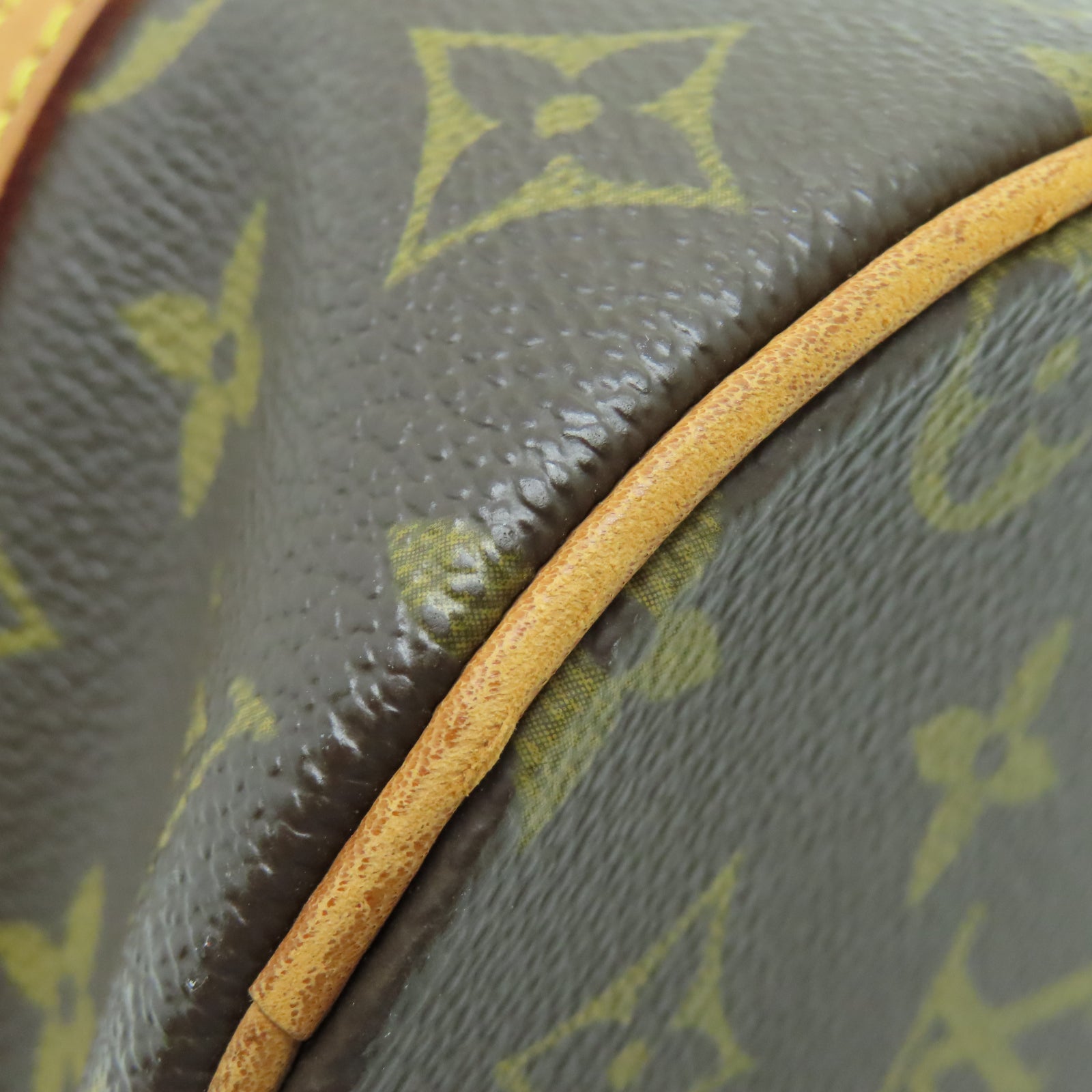 LOUIS VUITTON Monogram Papillon PM金扣肩背袋棕色