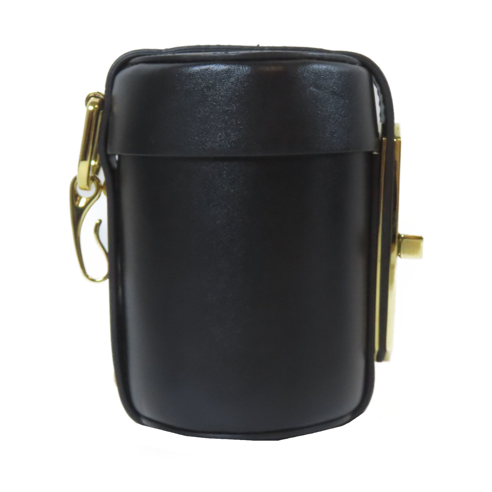 Alexander McQueen 牛皮皮革Pouch Shoulder金扣肩背袋黑色