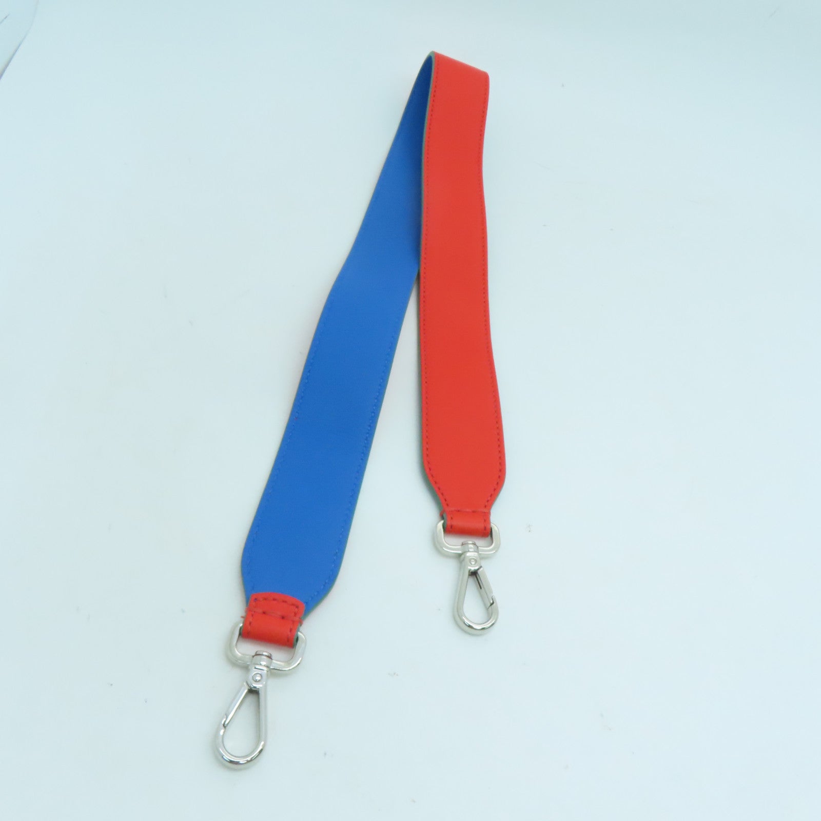 FENDI cowhide leather Shoulder Strap red blue