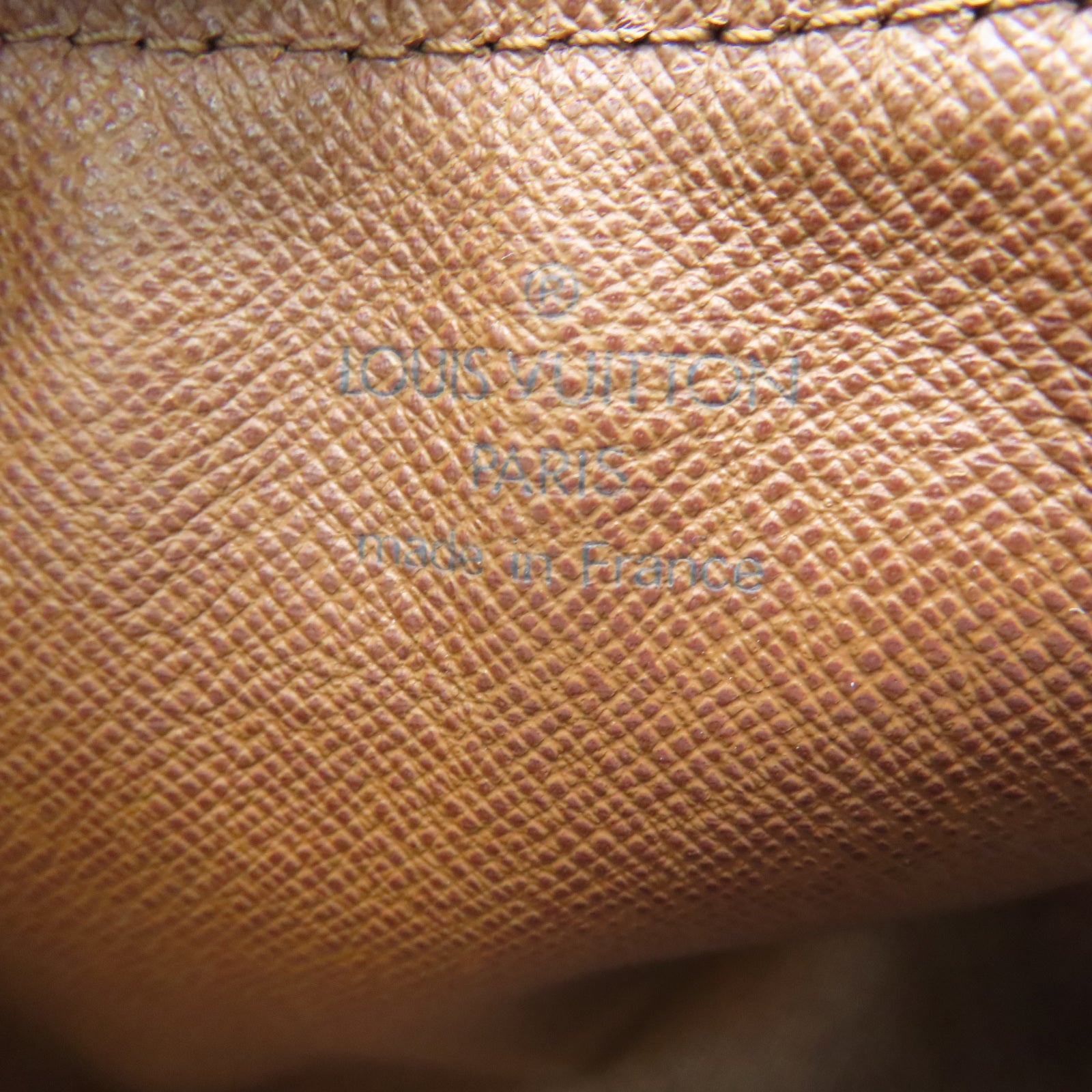 LOUIS VUITTON Monogram Papillon PM金扣肩背袋棕色