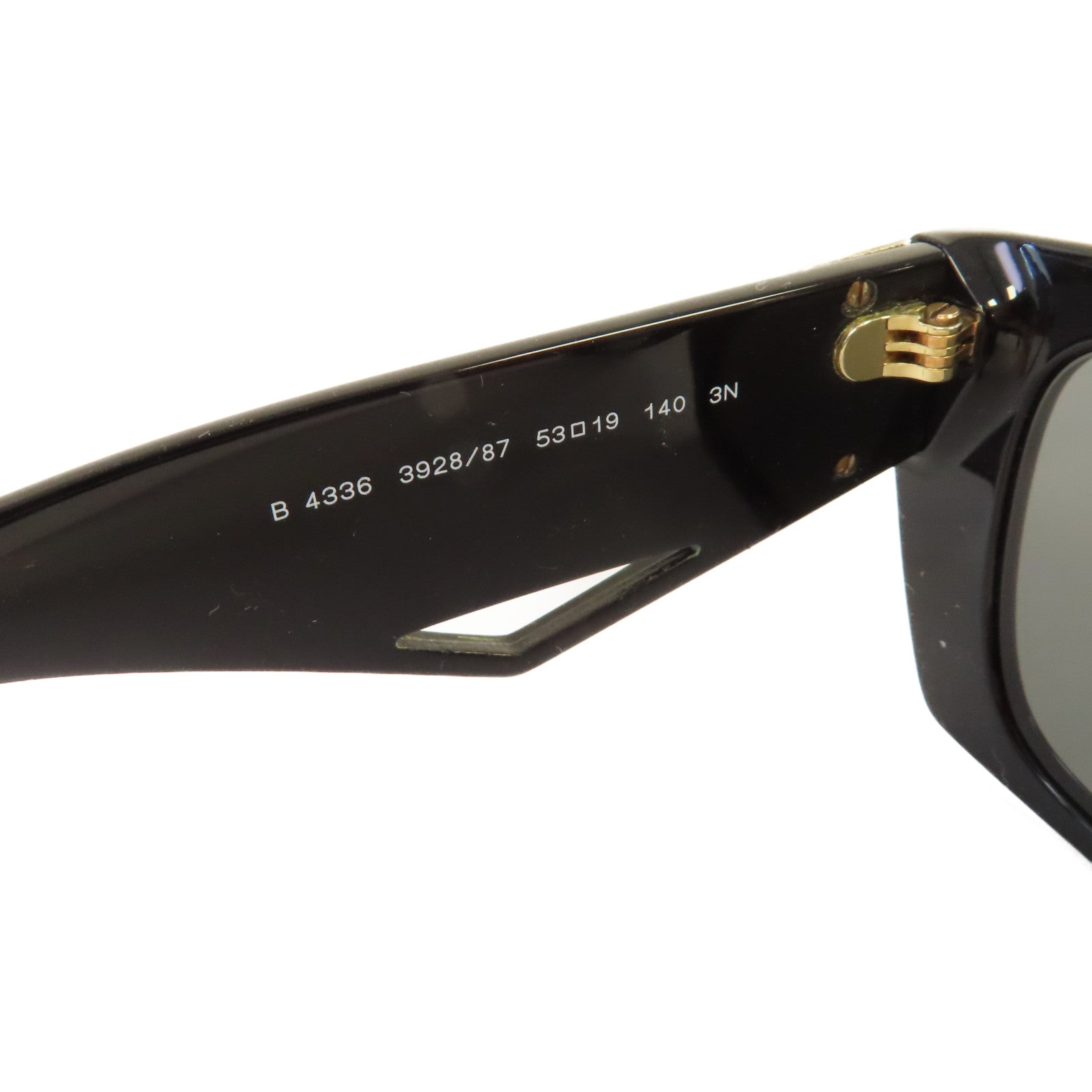 BURBERRY PVC/金屬Sunglasses太陽眼鏡黑色/金色