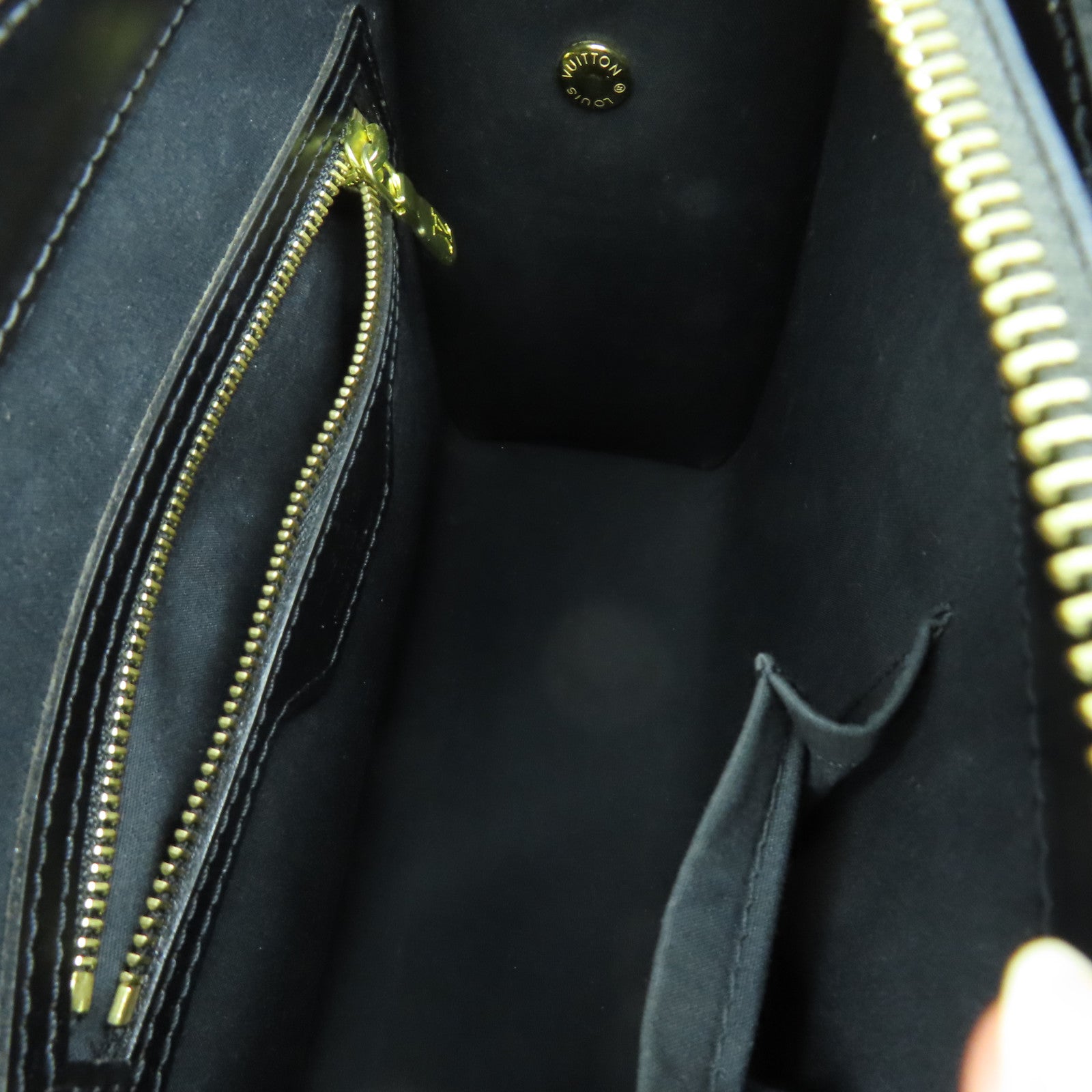 LOUIS VUITTON Epi Hand Bag金扣手挽袋黑色