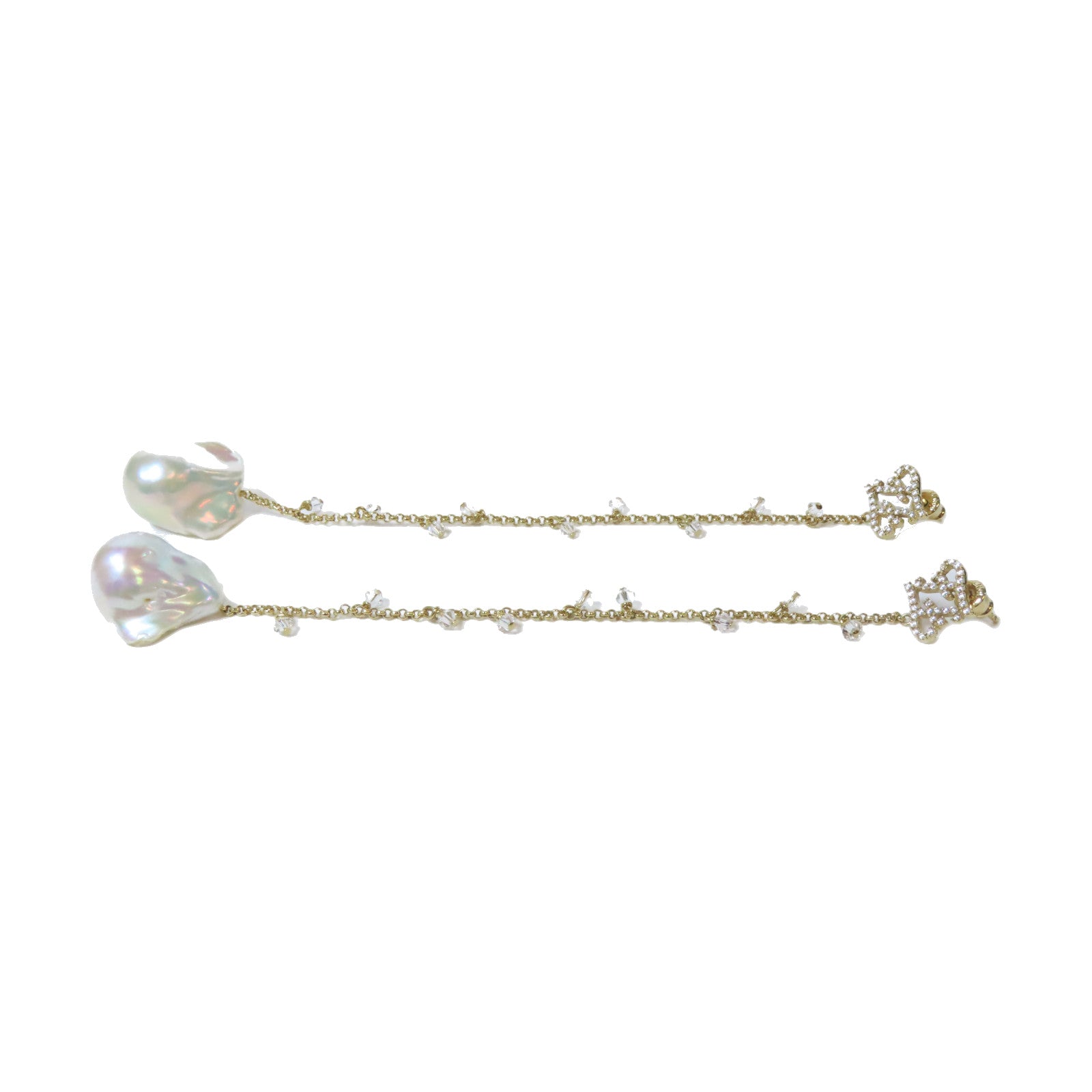 FENDI 金屬Earrings耳環金色