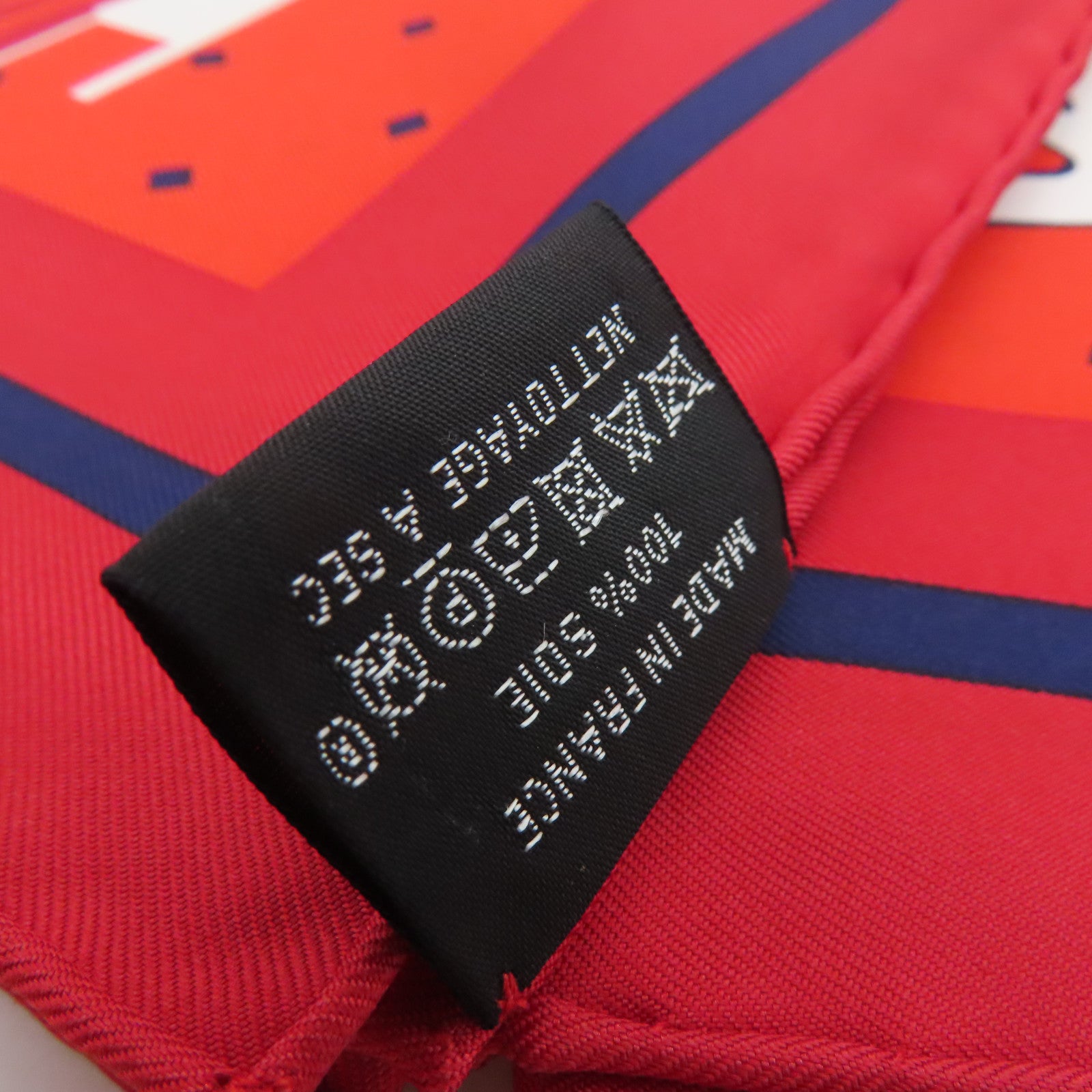HERMES 【激減優惠】絲質Scarf 90絲巾紅色