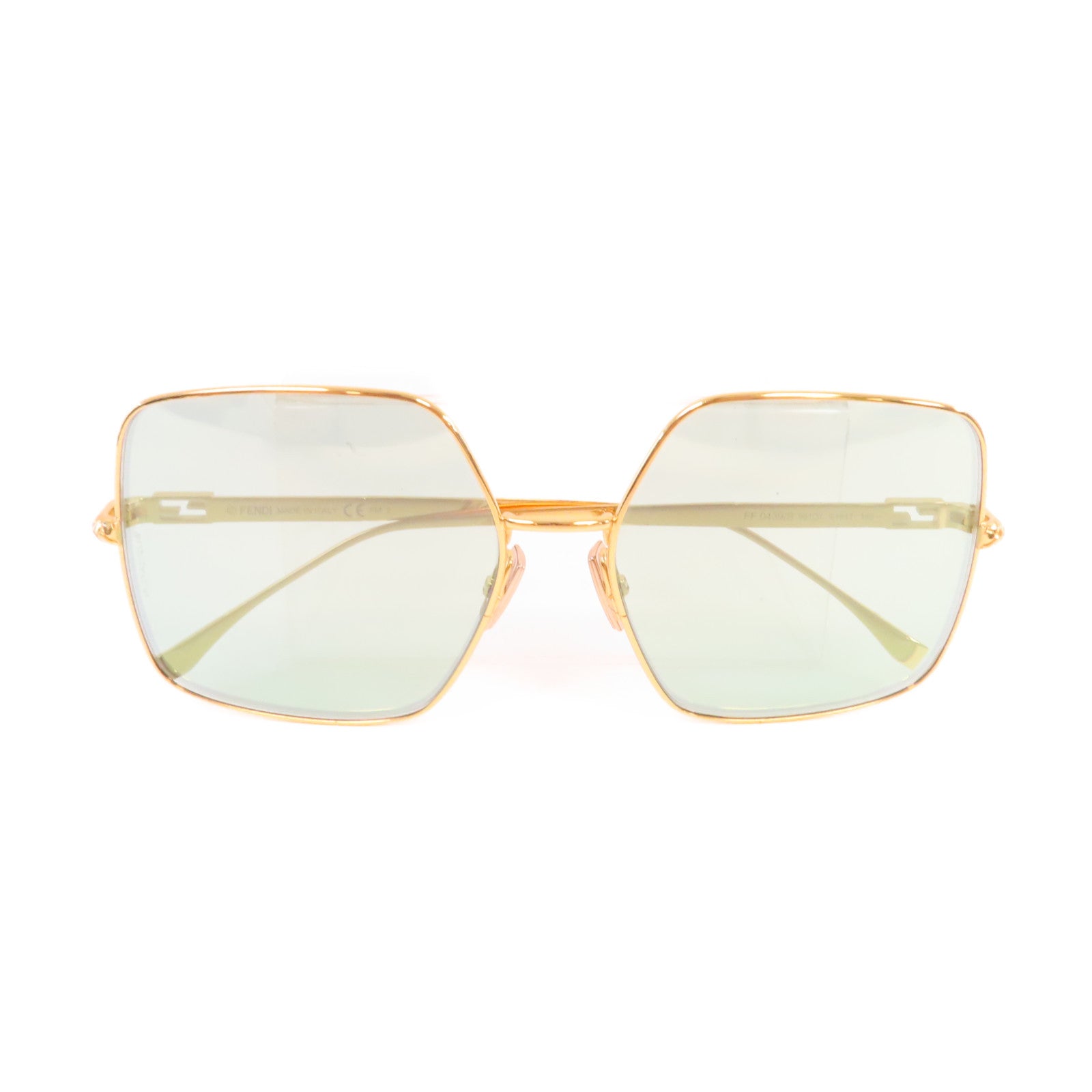 FENDI PVC/金屬Sunglasses太陽眼鏡藍色/金色