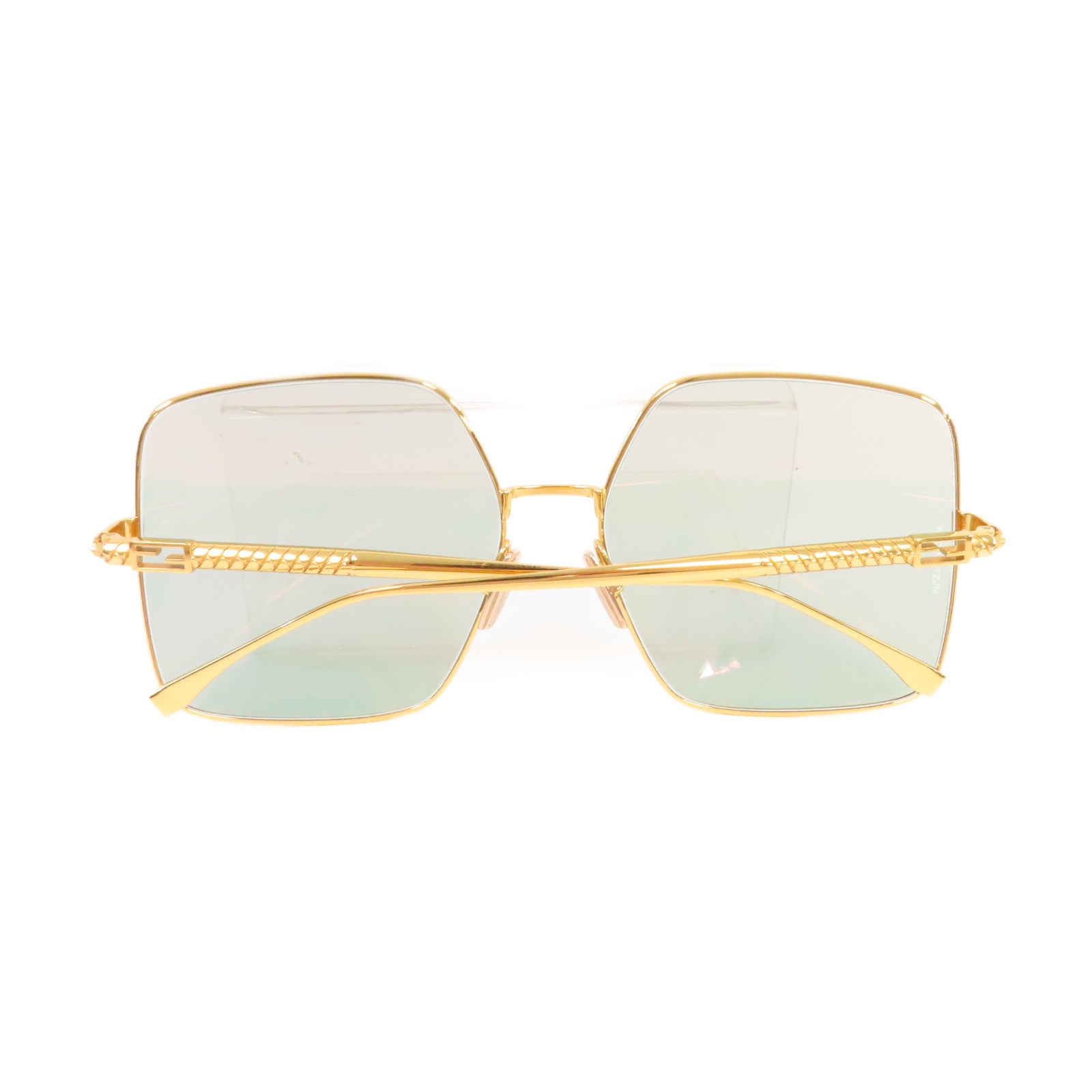FENDI PVC/金屬Sunglasses太陽眼鏡藍色/金色
