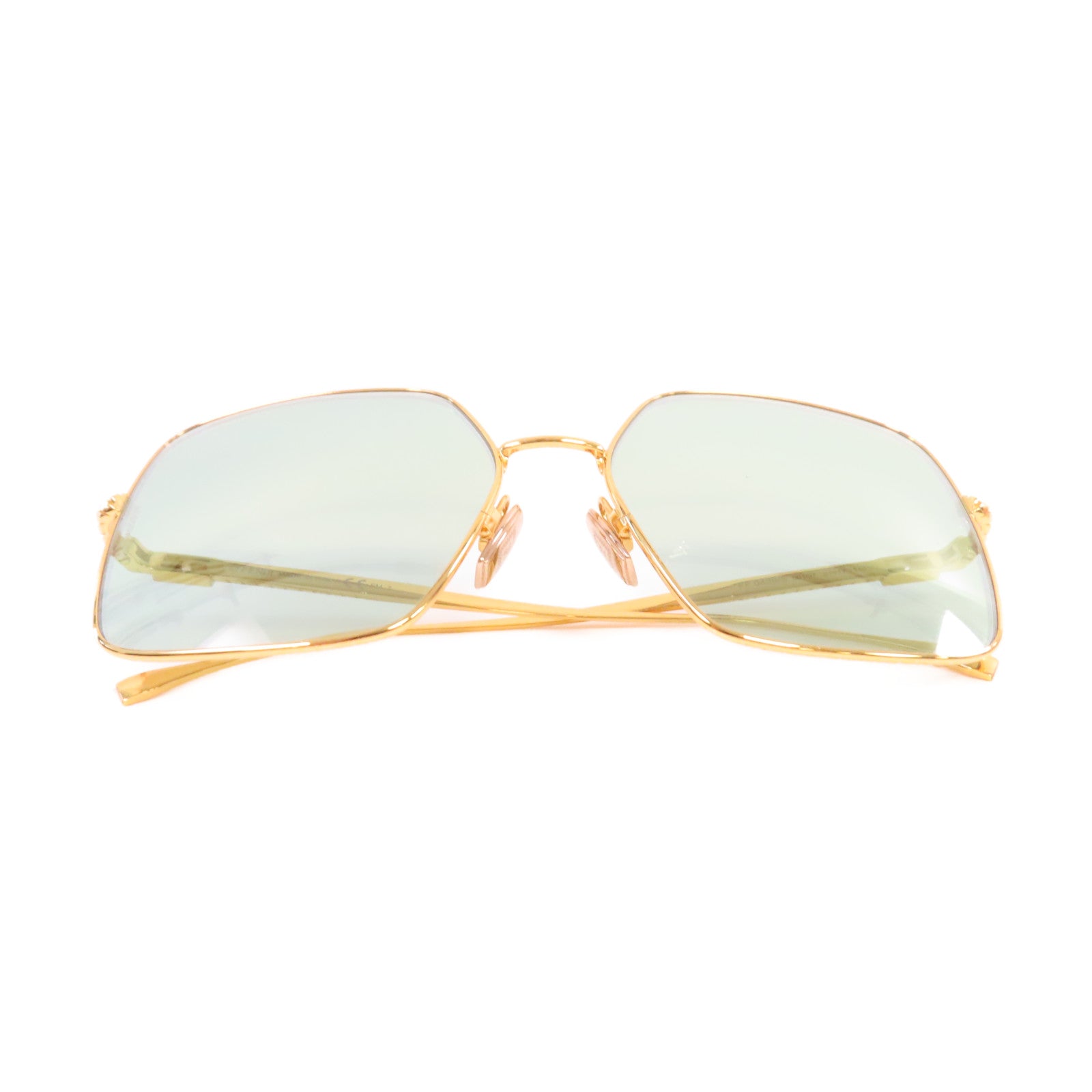 FENDI PVC/金屬Sunglasses太陽眼鏡藍色/金色