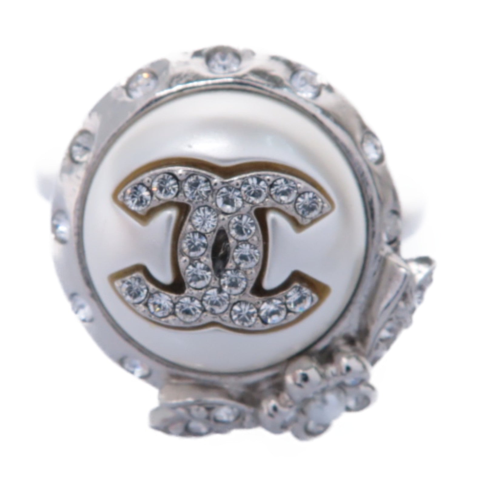 CHANEL PVC/金屬Ring戒指US#6